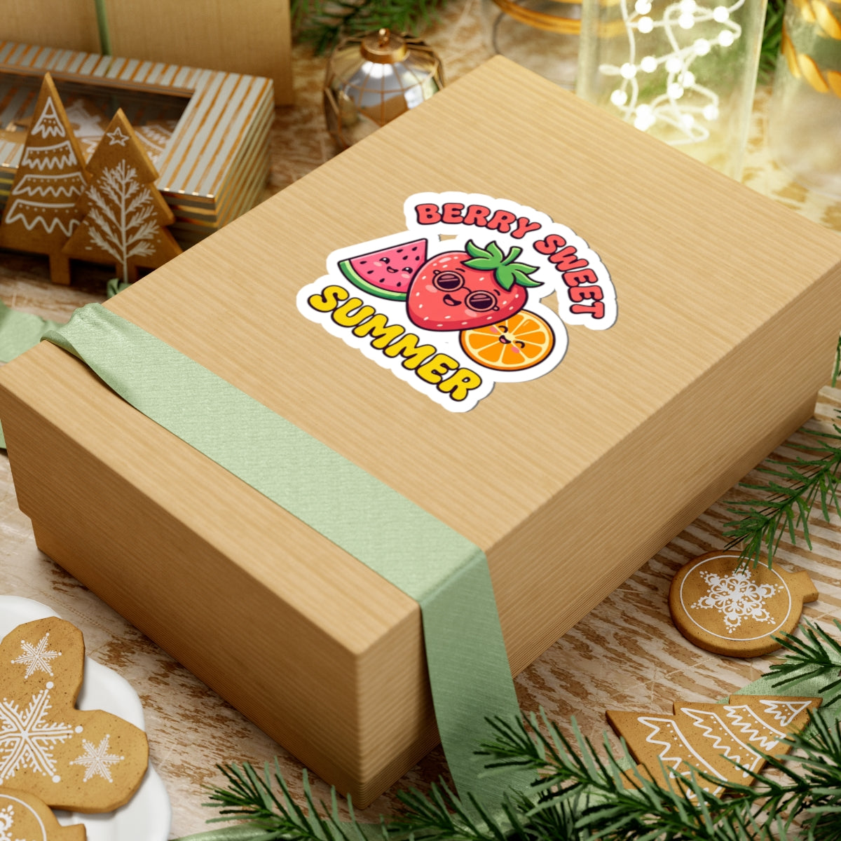 Berry Sweet Summer Sticker | strawberry, watermelon, citrus, summer fruit