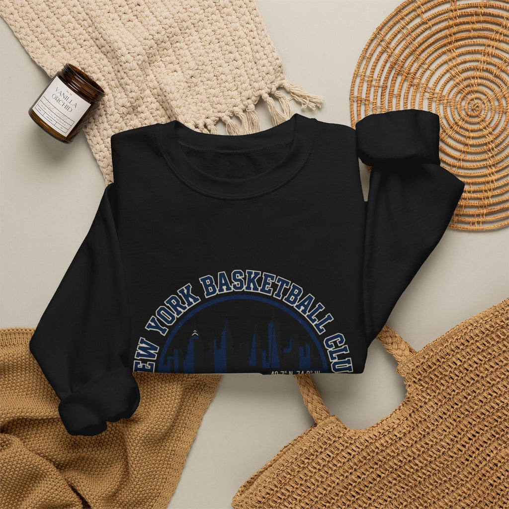 New York Basketball Club Crewneck | city basketball, varsity streetwear