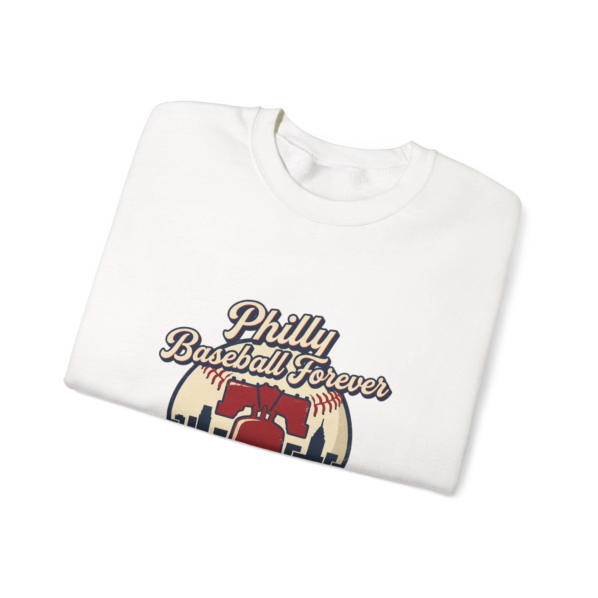 Philly Baseball Forever Crewneck Sweatshirt | city pride, vintage script