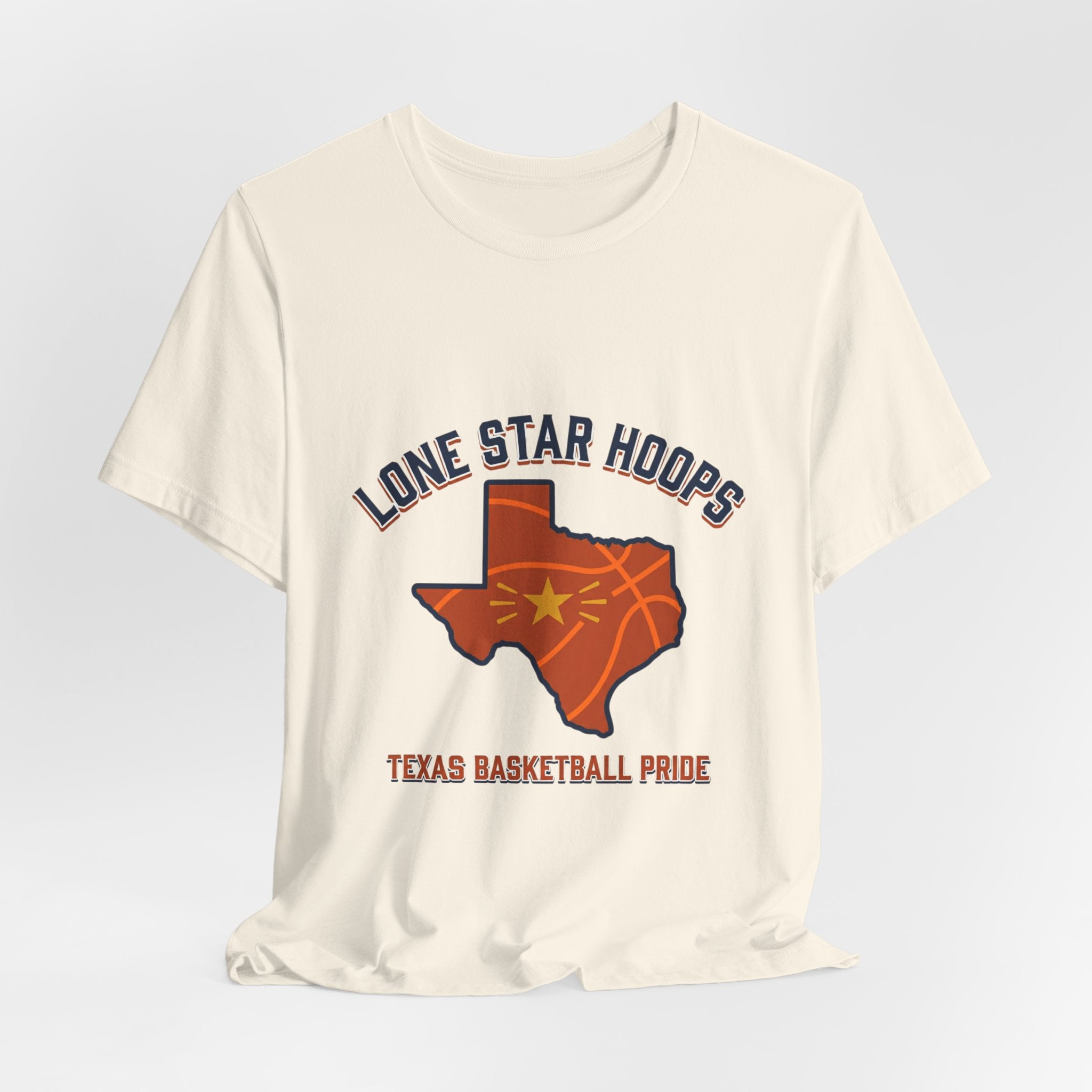 Texas Basketball Pride Tee | Lone Star hoops, varsity retro, western basketball