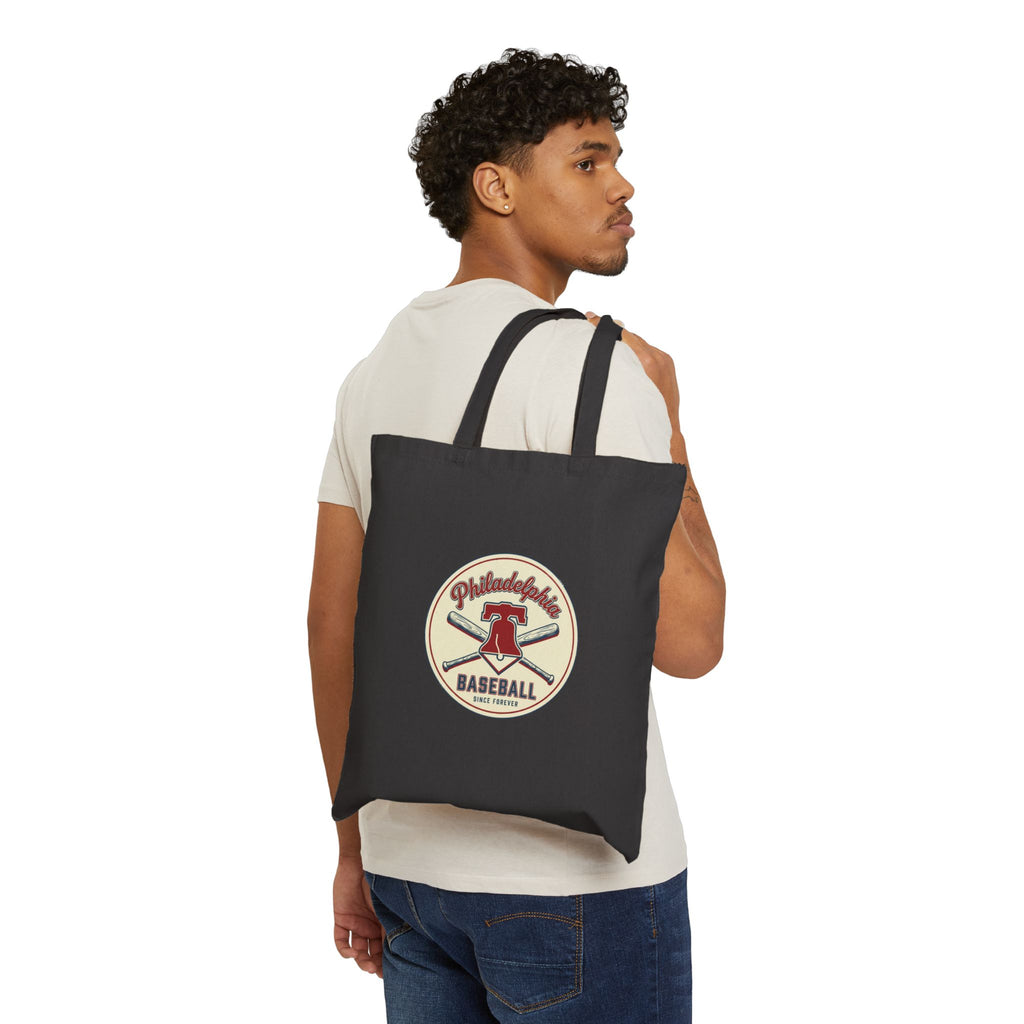 Philadelphia Baseball Vintage Script Tote | city pride, athletic