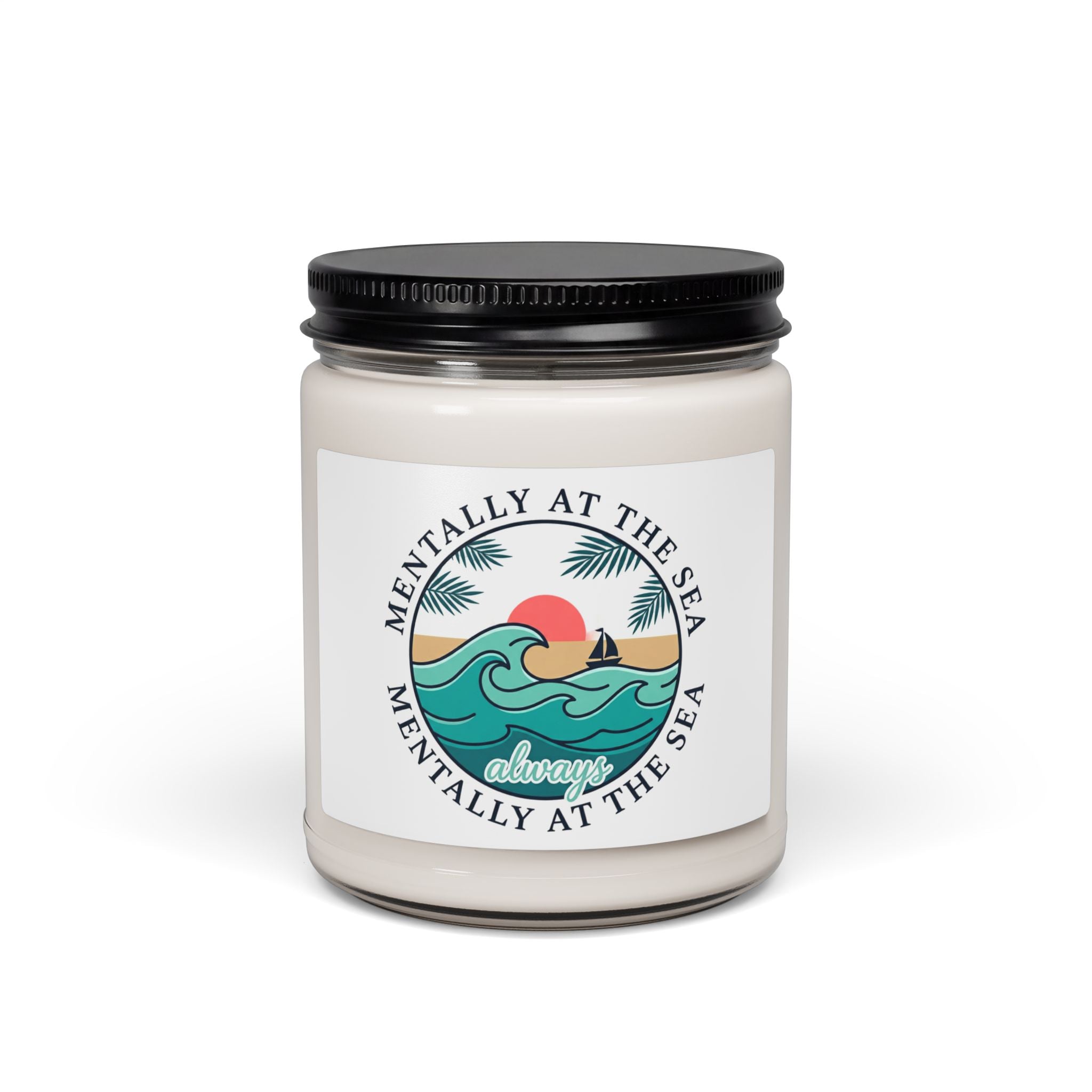 Mentally at the Sea Soy Candle, coastal aesthetic, sea breeze