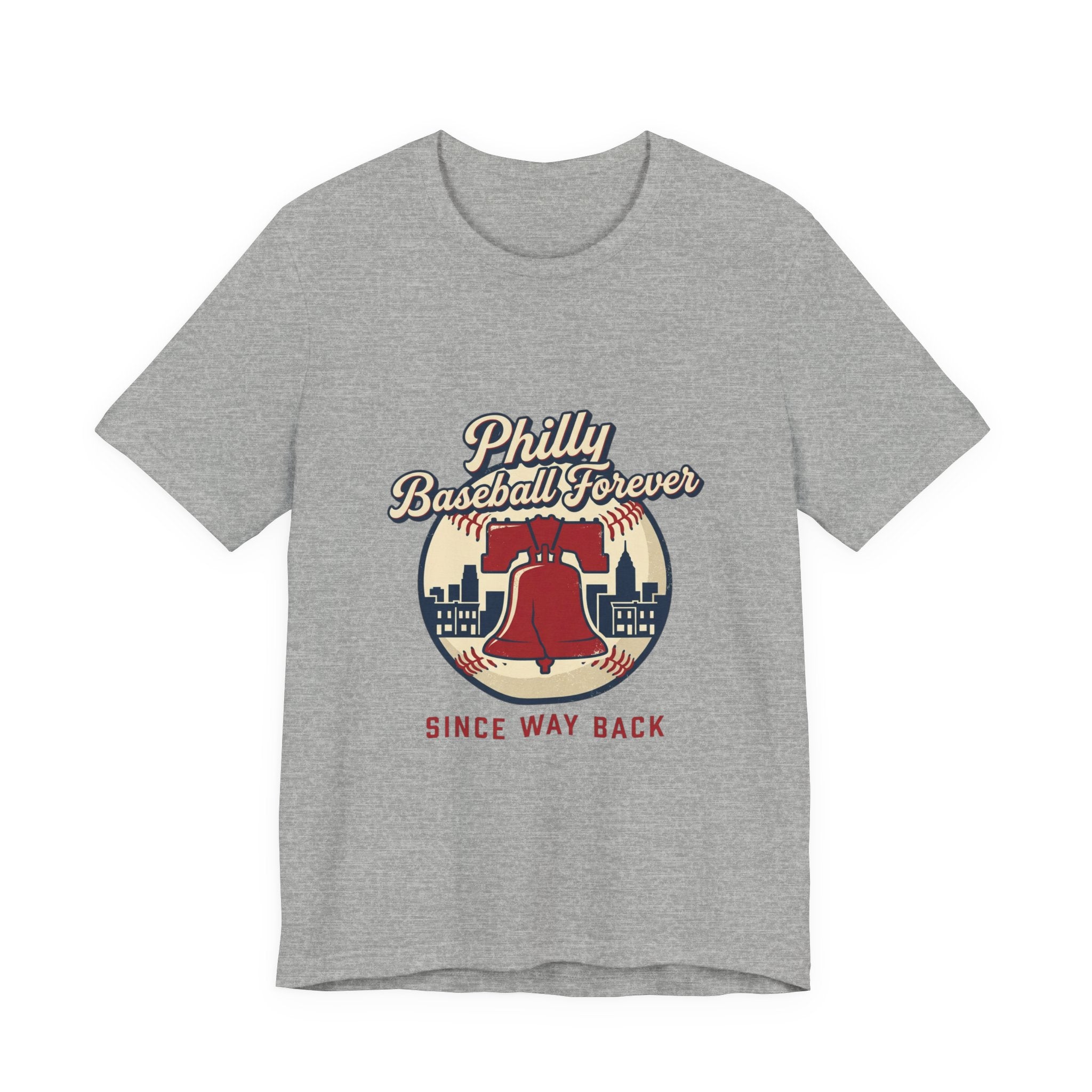 Philly Baseball Forever Tee | city pride, vintage script, athletic