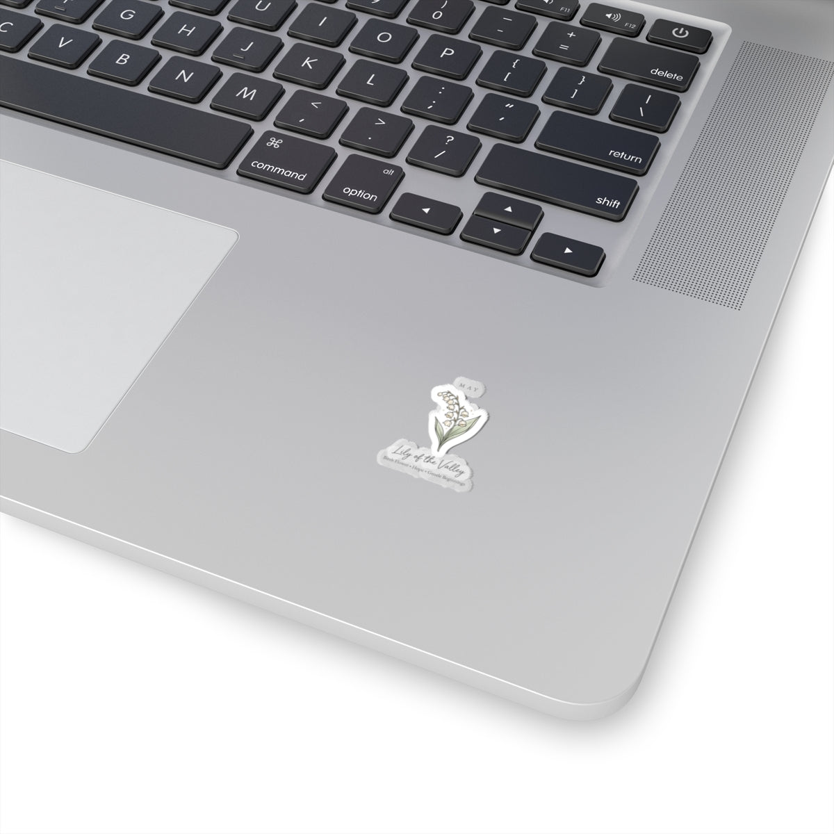 May Lily of the Valley Sticker | Birth Month Flower, Botanical Line Art