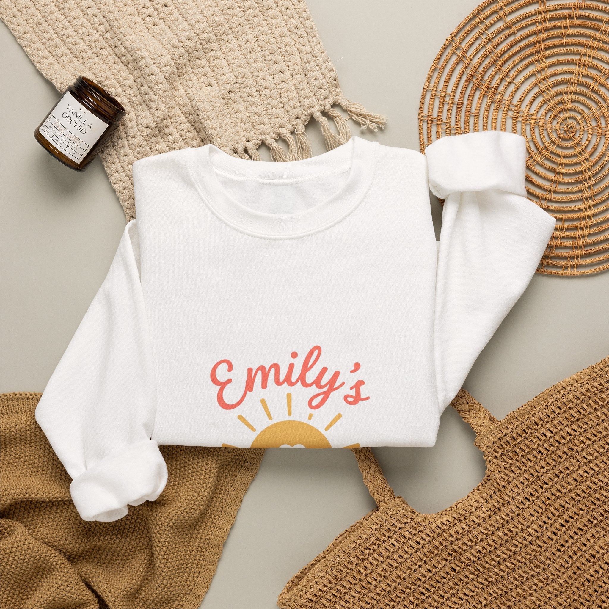 Emily's Summer of 30 Sweatshirt | custom age, pastel keepsake