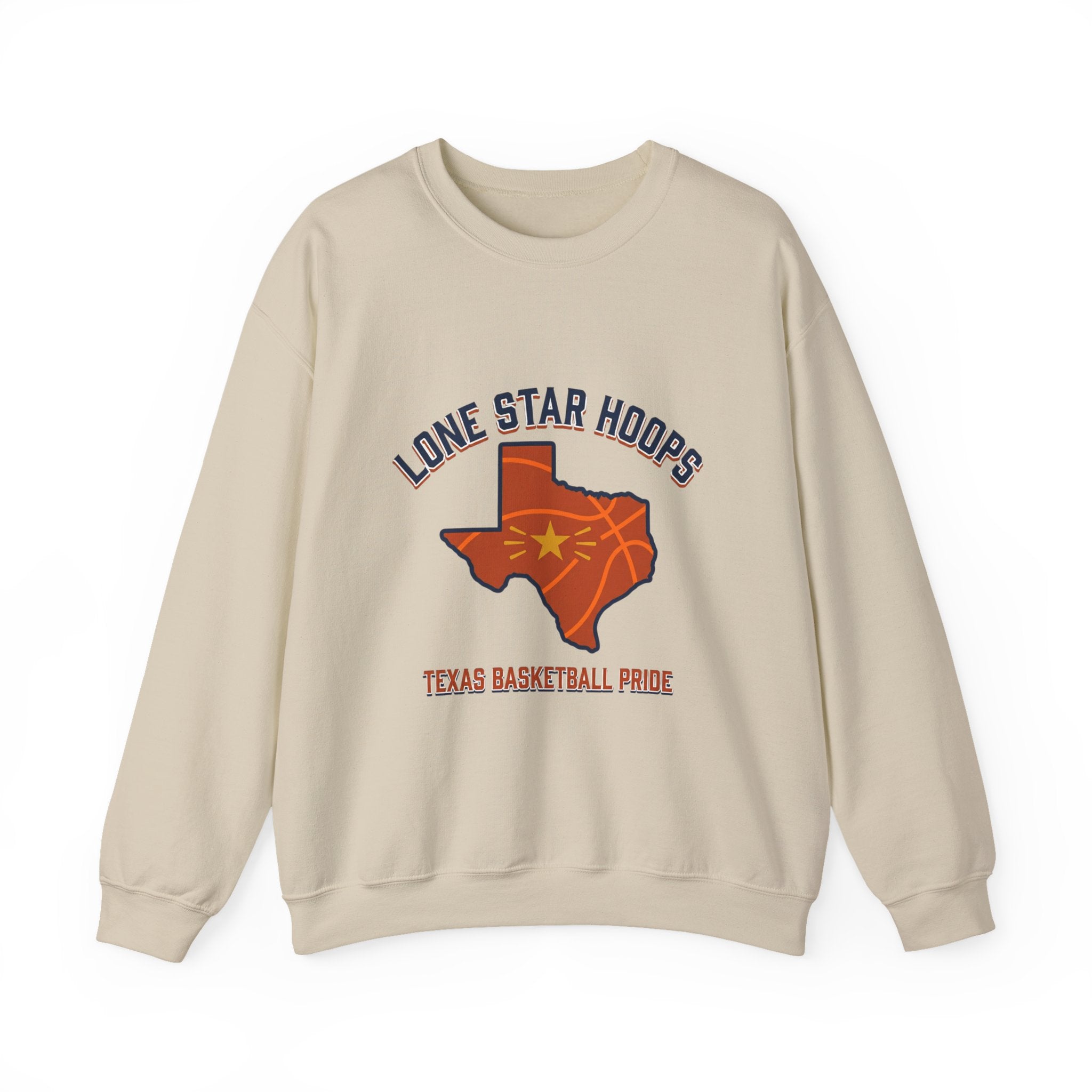 Texas Basketball Pride Sweatshirt | Lone Star Hoops, Western Varsity Retro