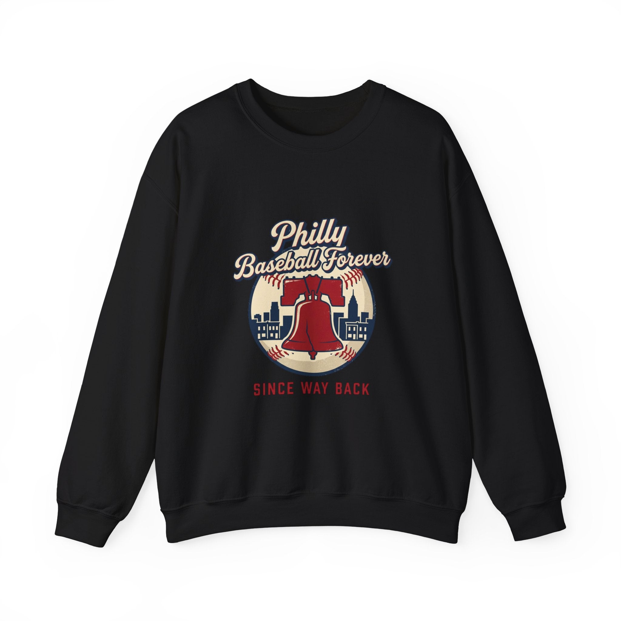 Philly Baseball Forever Crewneck Sweatshirt | city pride, vintage script