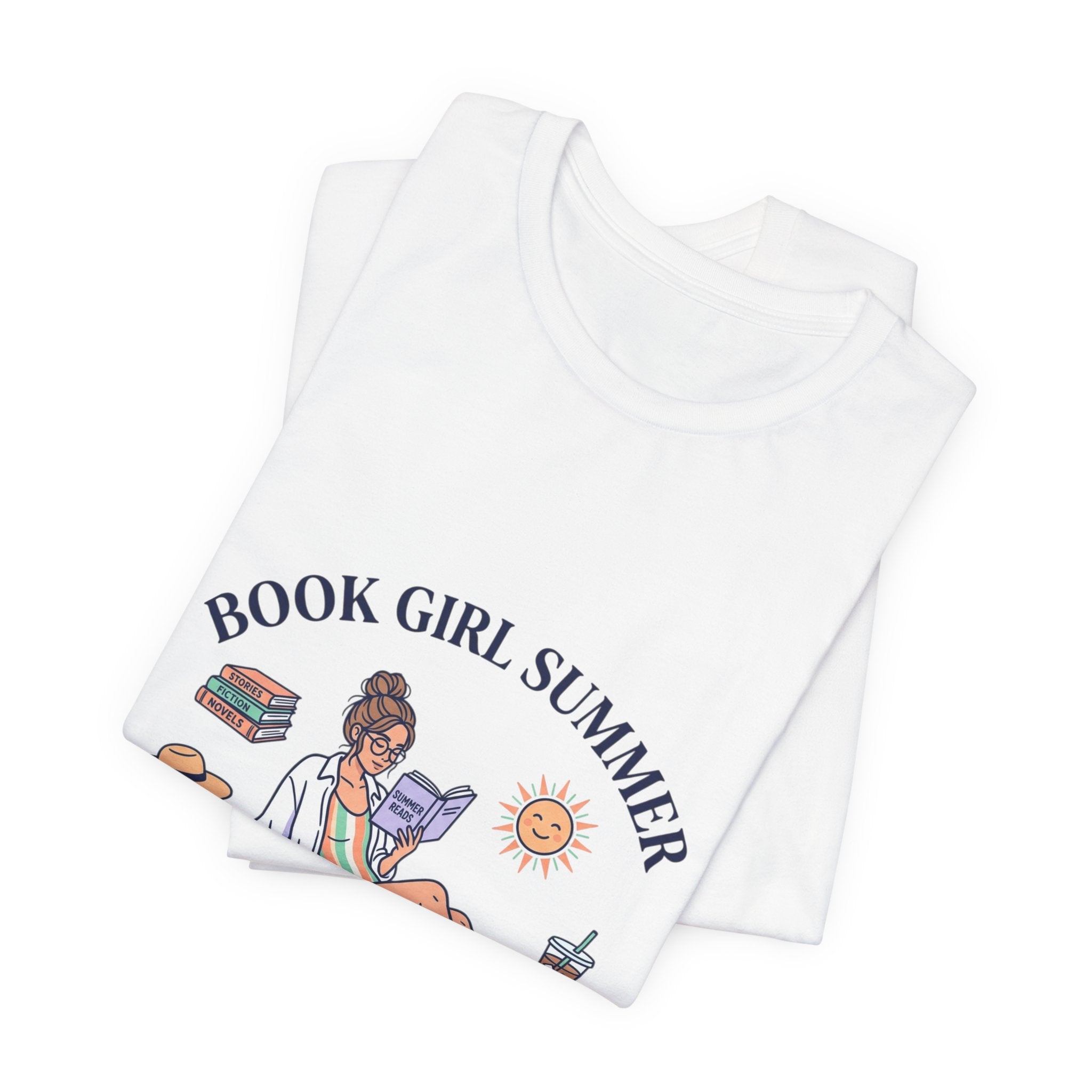 Book Girl Summer Tee | bookish, beach reads, reading aesthetic
