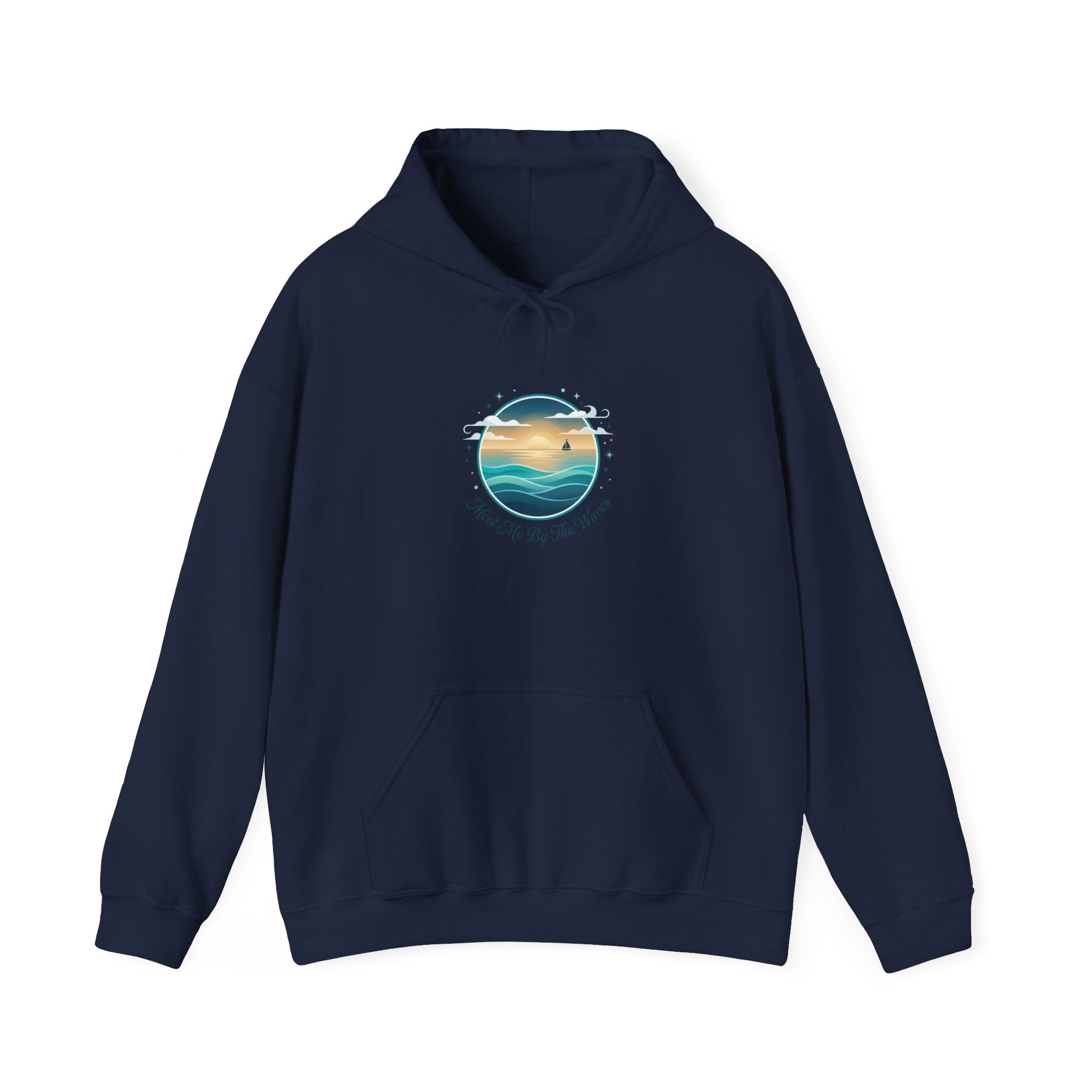 Coastal Sunset Circle Hoodie | coastal aesthetic, sea breeze