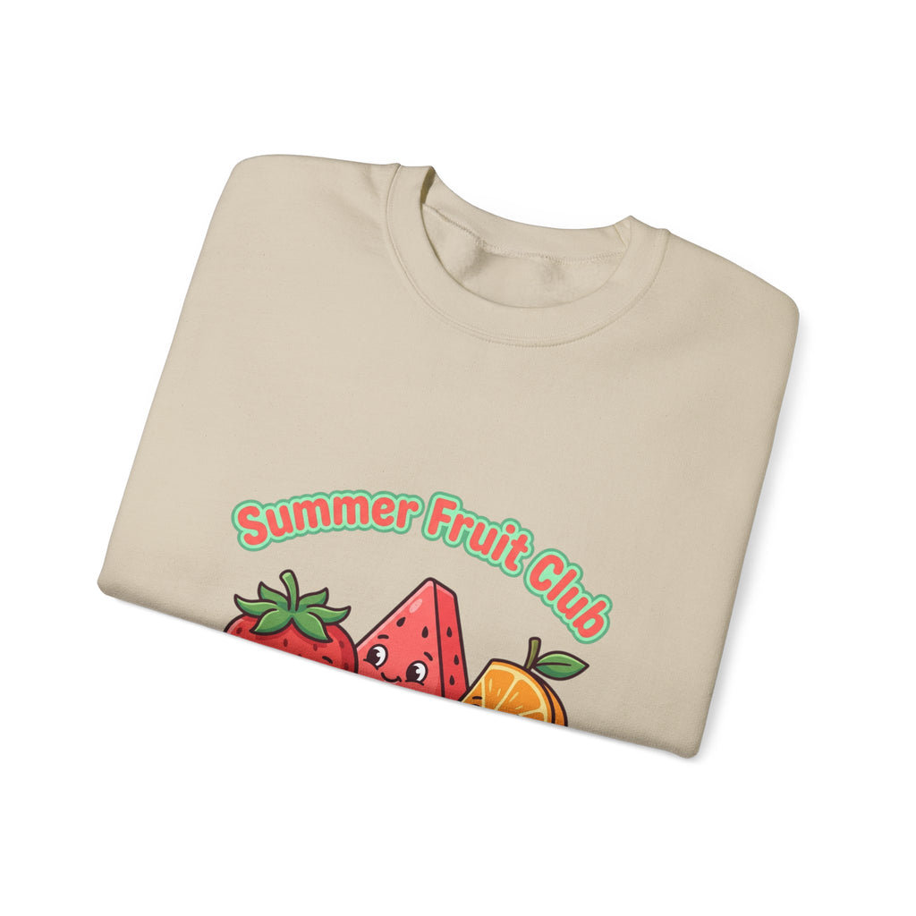 Summer Fruit Club Sweatshirt | strawberry watermelon orange, picnic aesthetic