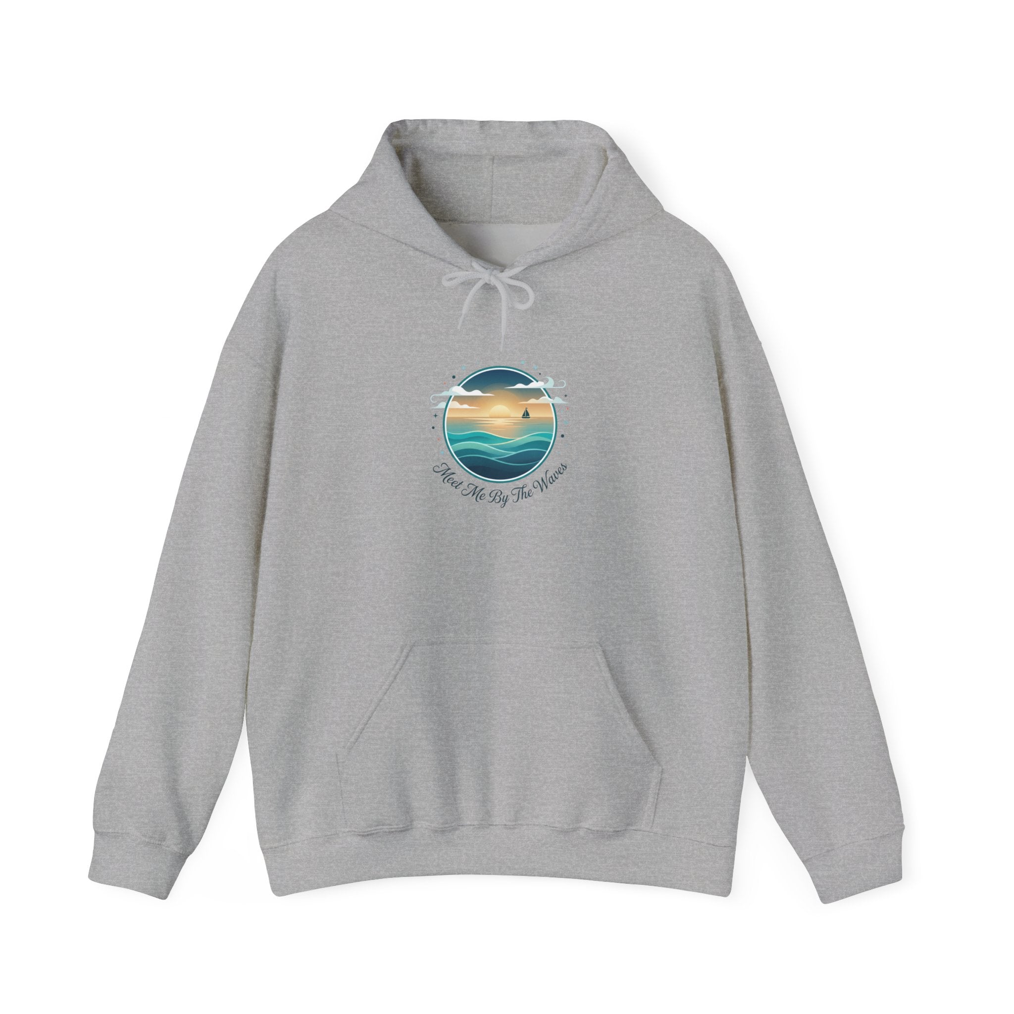 Coastal Sunset Circle Hoodie | coastal aesthetic, sea breeze