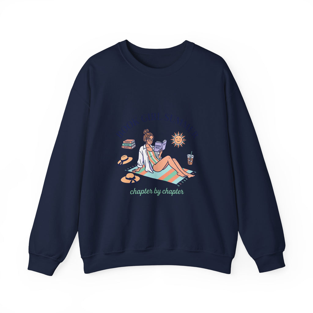 Book Girl Summer Sweatshirt | Bookish, BookTok Reading Aesthetic