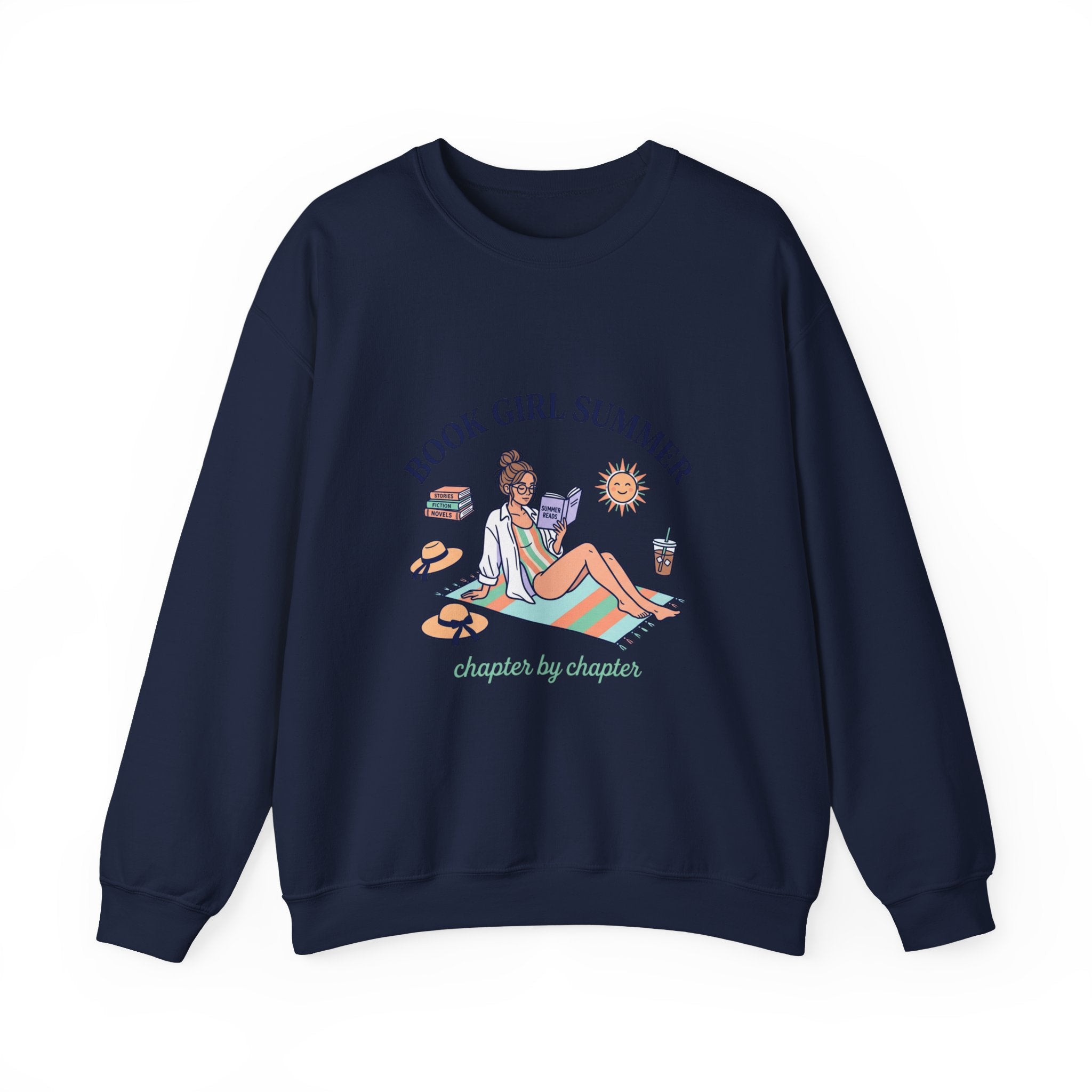 Book Girl Summer Sweatshirt | Bookish, BookTok Reading Aesthetic