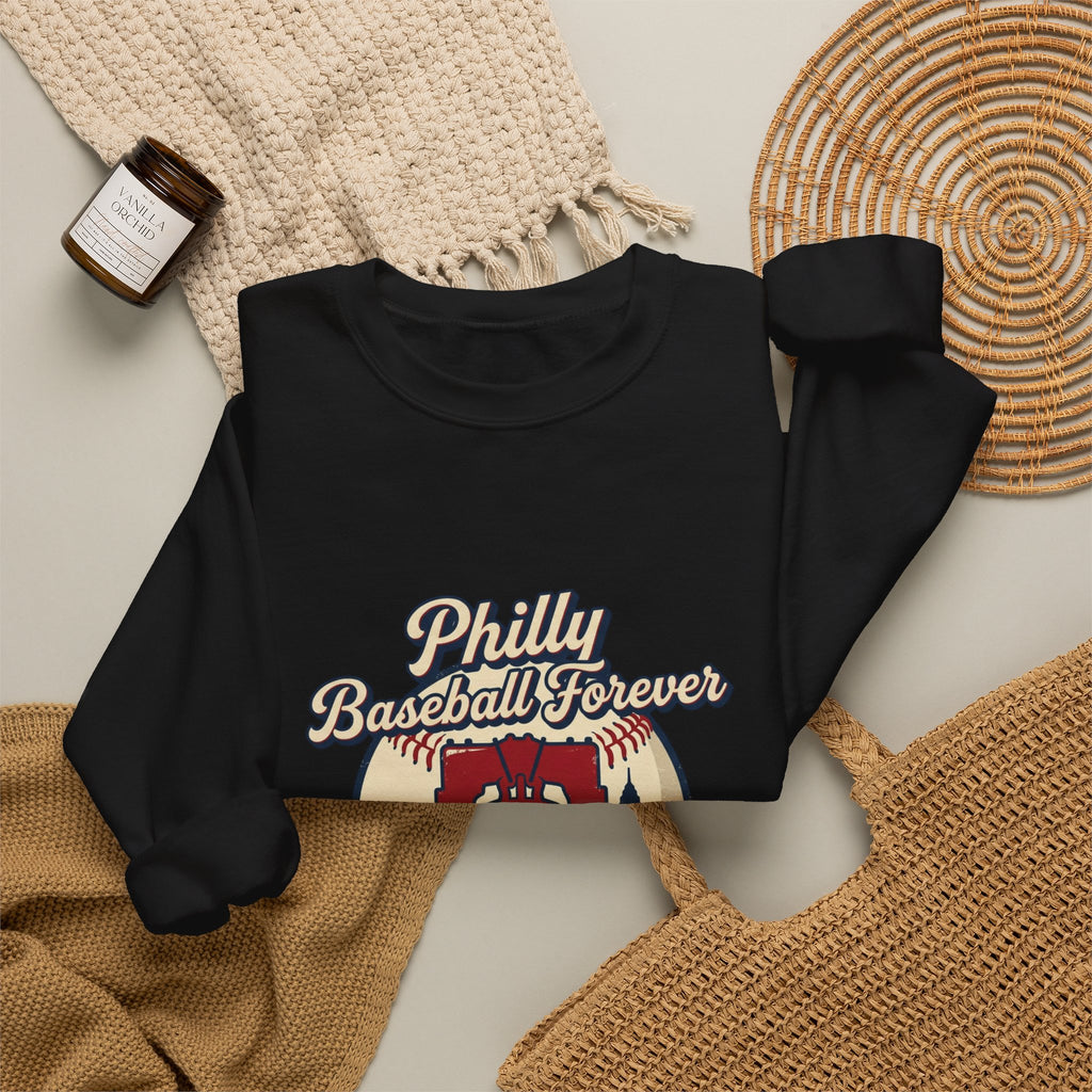 Philly Baseball Forever Crewneck Sweatshirt | city pride, vintage script