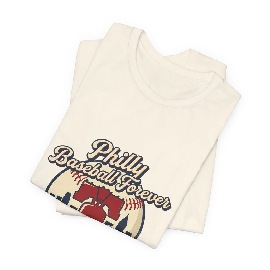 Philly Baseball Forever Tee | city pride, vintage script, athletic