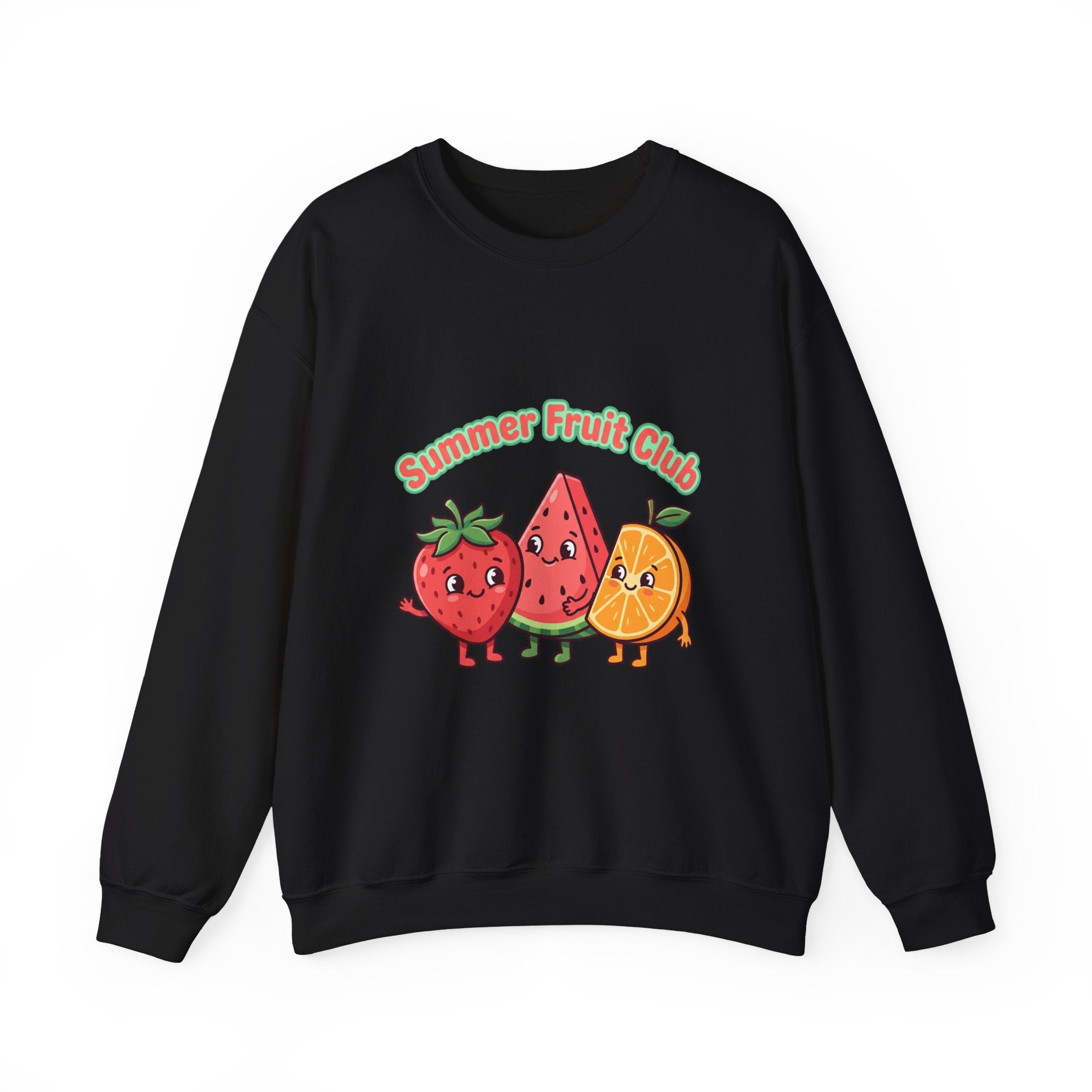 Summer Fruit Club Sweatshirt | strawberry watermelon orange, picnic aesthetic