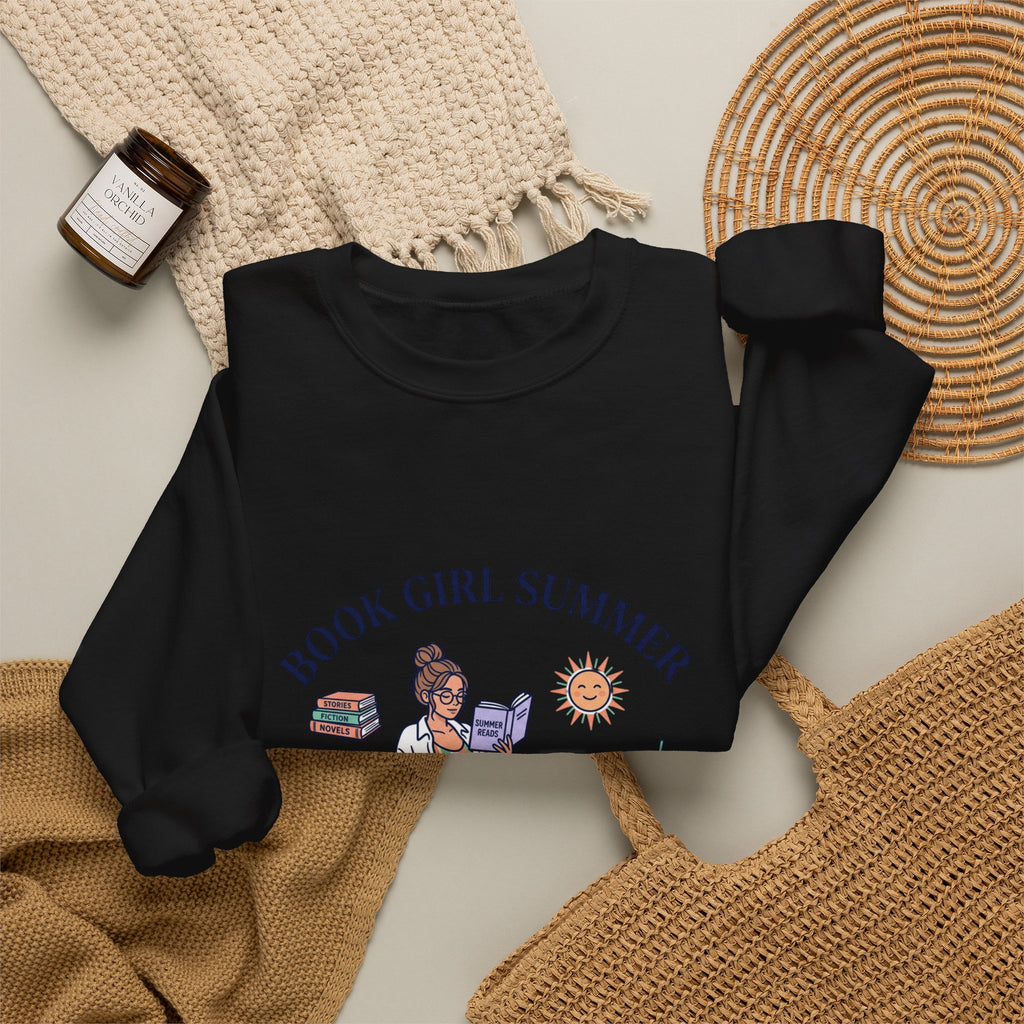 Book Girl Summer Sweatshirt | Bookish, BookTok Reading Aesthetic