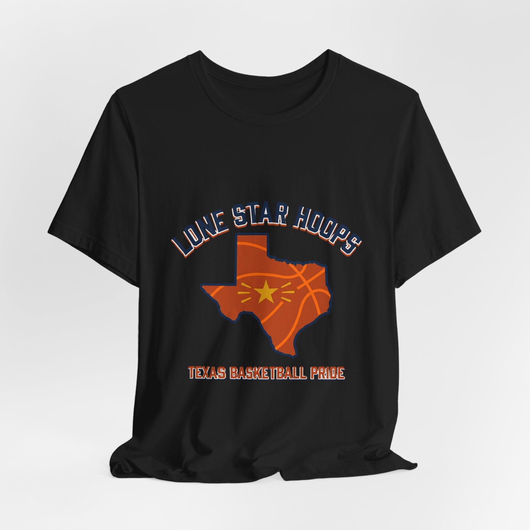 Texas Basketball Pride Tee | Lone Star hoops, varsity retro, western basketball