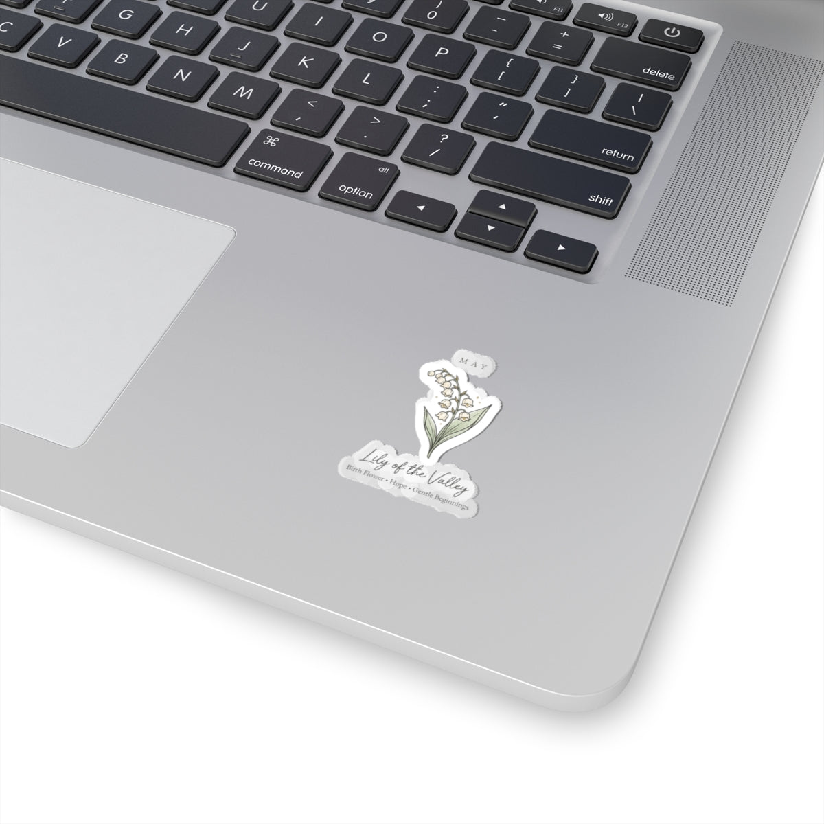 May Lily of the Valley Sticker | Birth Month Flower, Botanical Line Art
