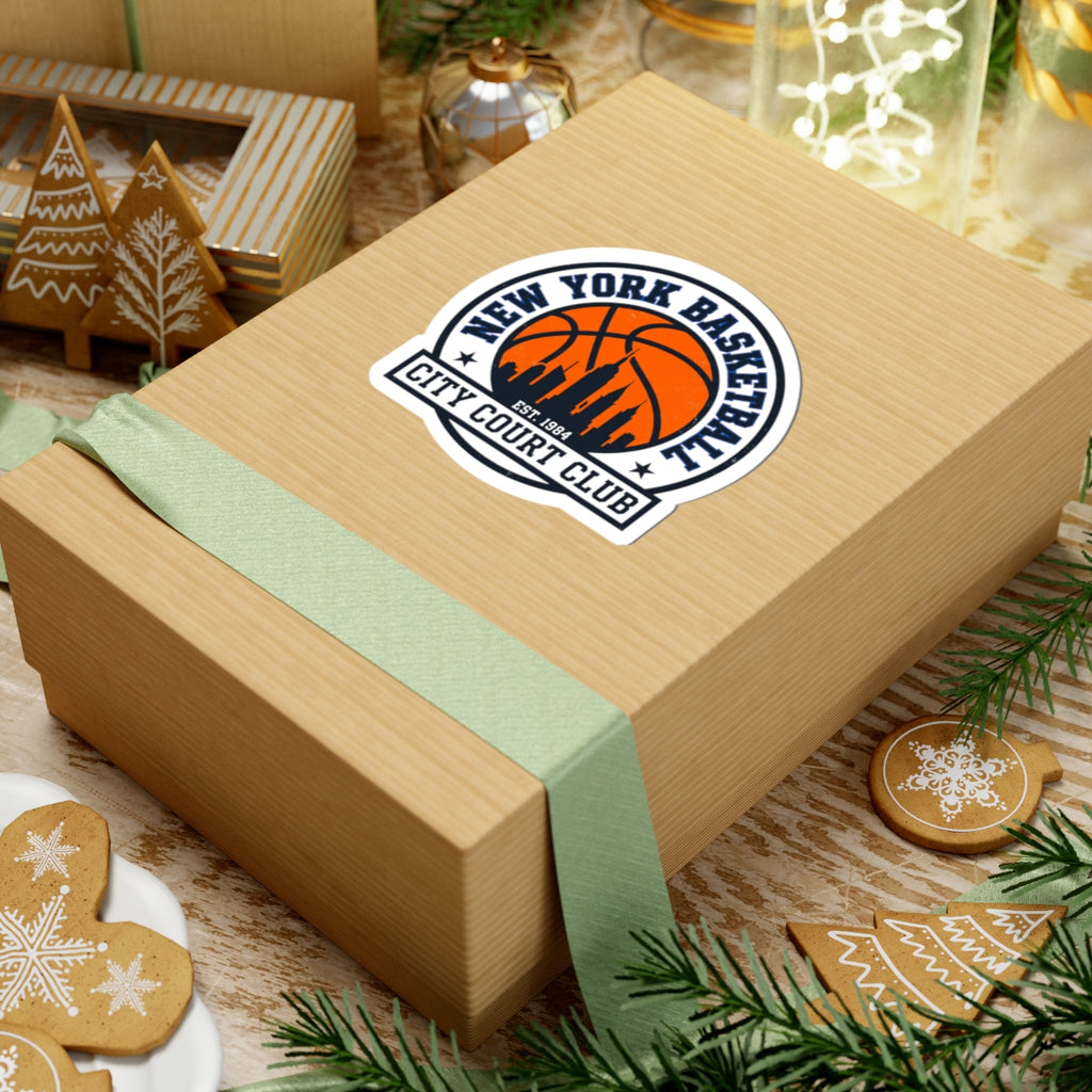 City Court Club Kiss-Cut Stickers | varsity basketball, city basketball