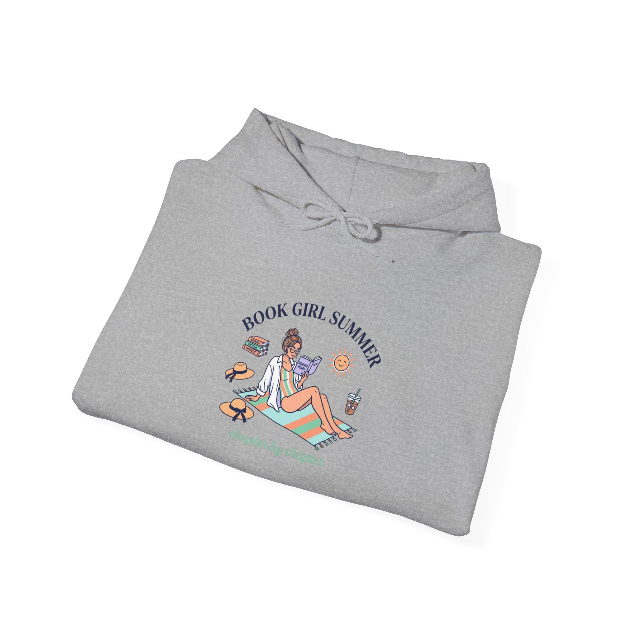 Book Girl Summer Hoodie | BookTok, Beach Reads, Bookish Summer Aesthetic