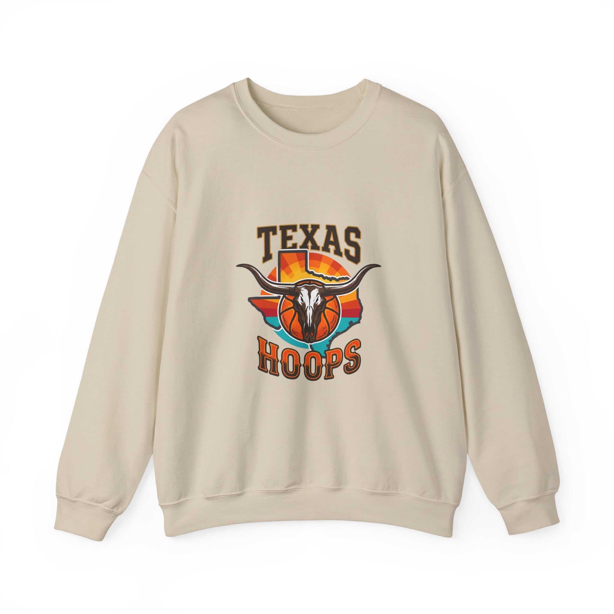 Texas Hoops Longhorn Logo Sweatshirt | Texas pride, basketball, western varsity