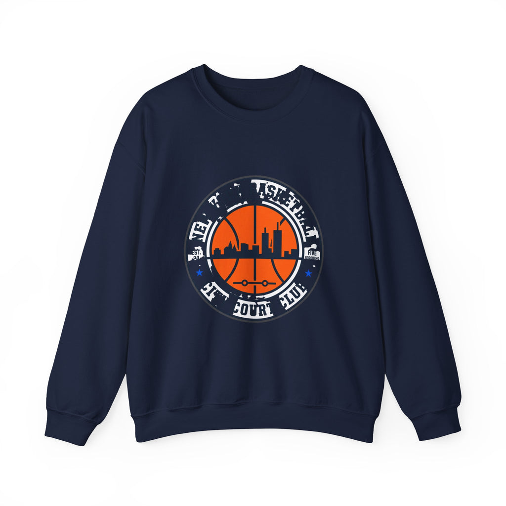 New York Basketball City Court Club Crewneck, varsity, streetwear