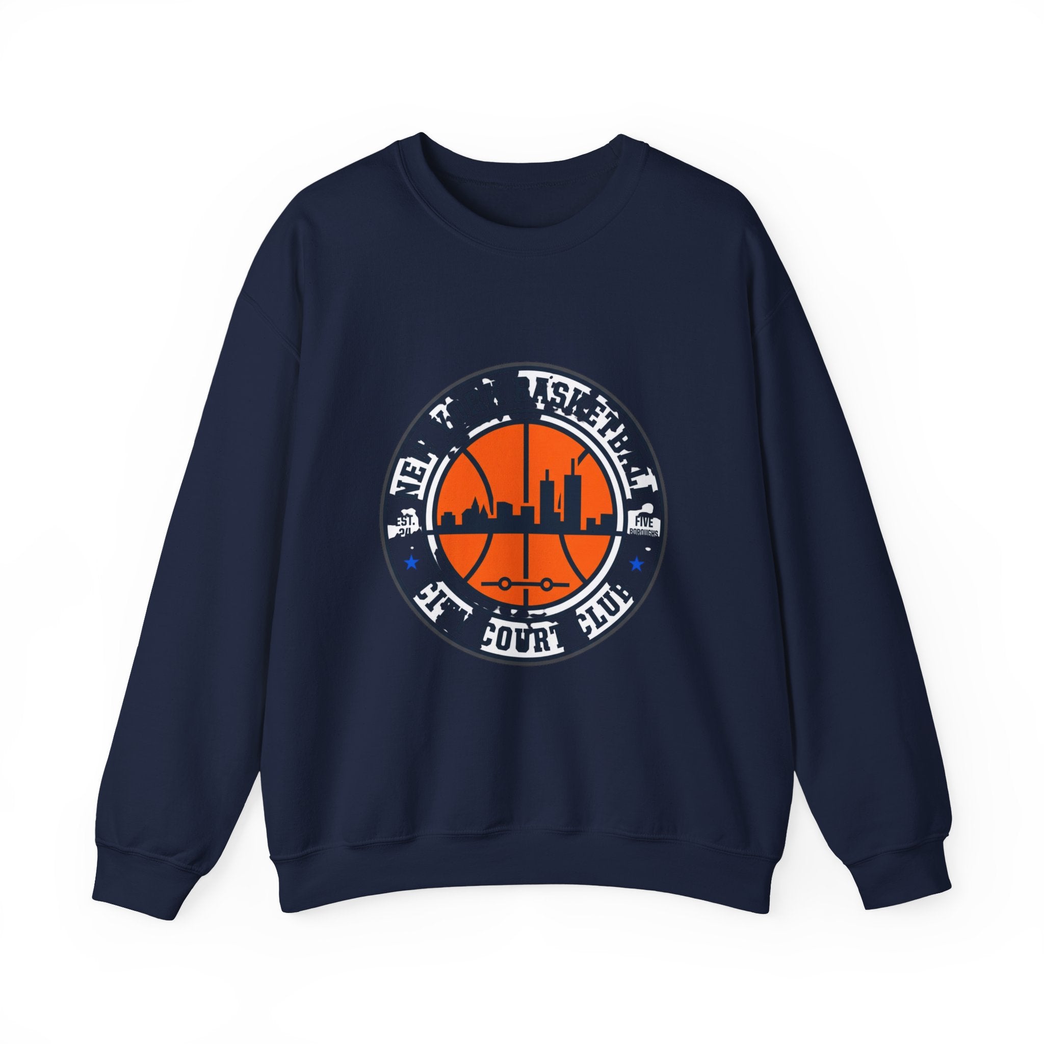 New York Basketball City Court Club Crewneck, varsity, streetwear