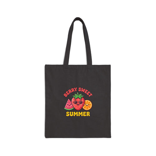 Berry Sweet Summer Tote | strawberry, citrus farmers market cottagecore