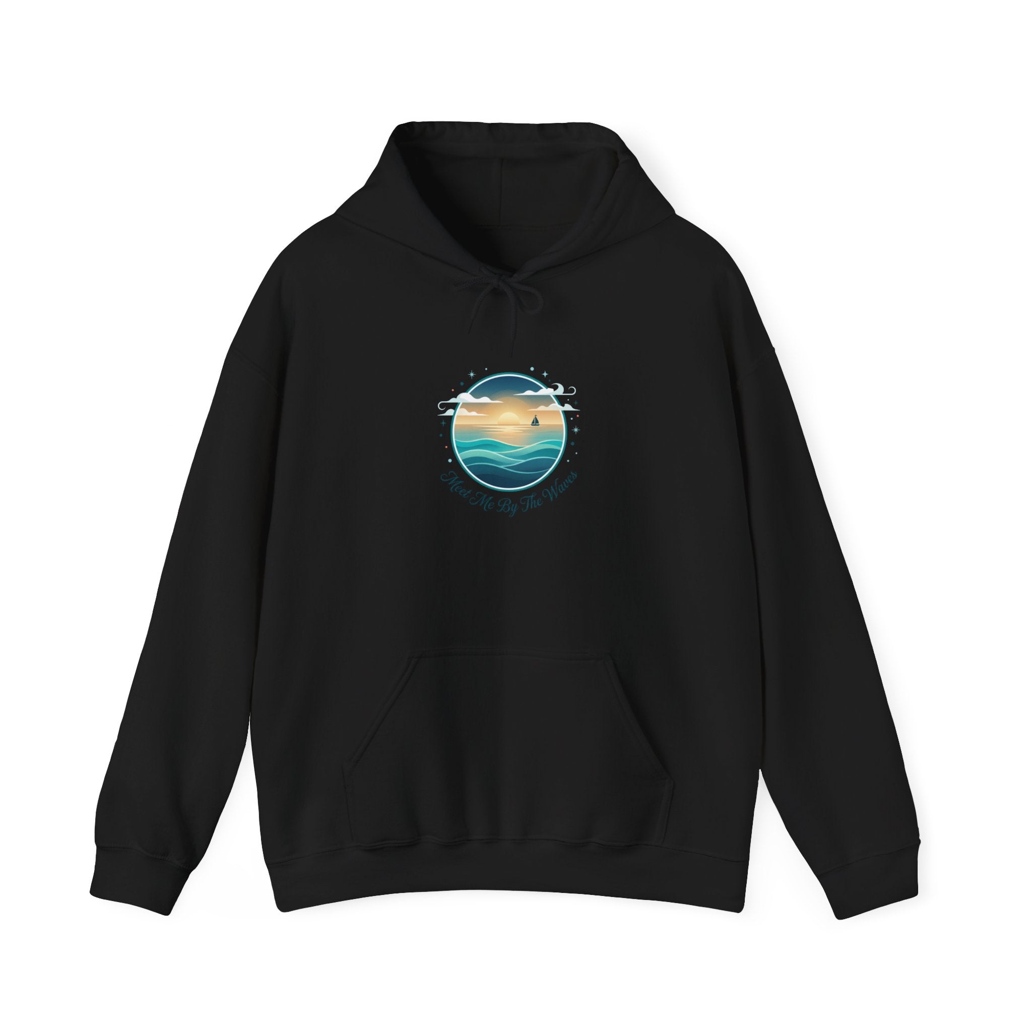 Coastal Sunset Circle Hoodie | coastal aesthetic, sea breeze