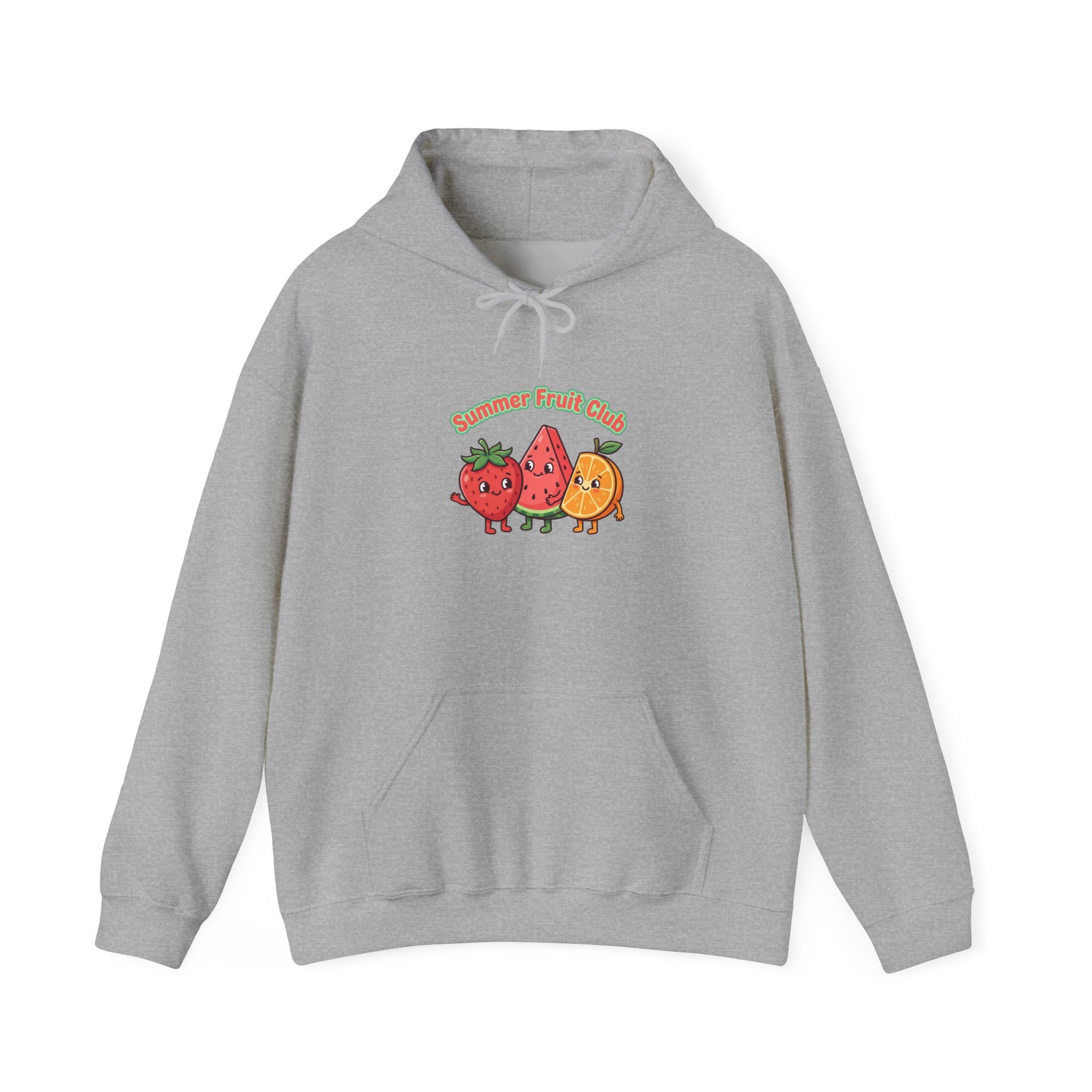 Summer Fruit Club Hoodie | strawberry peach watermelon, picnic aesthetic, cottagecore
