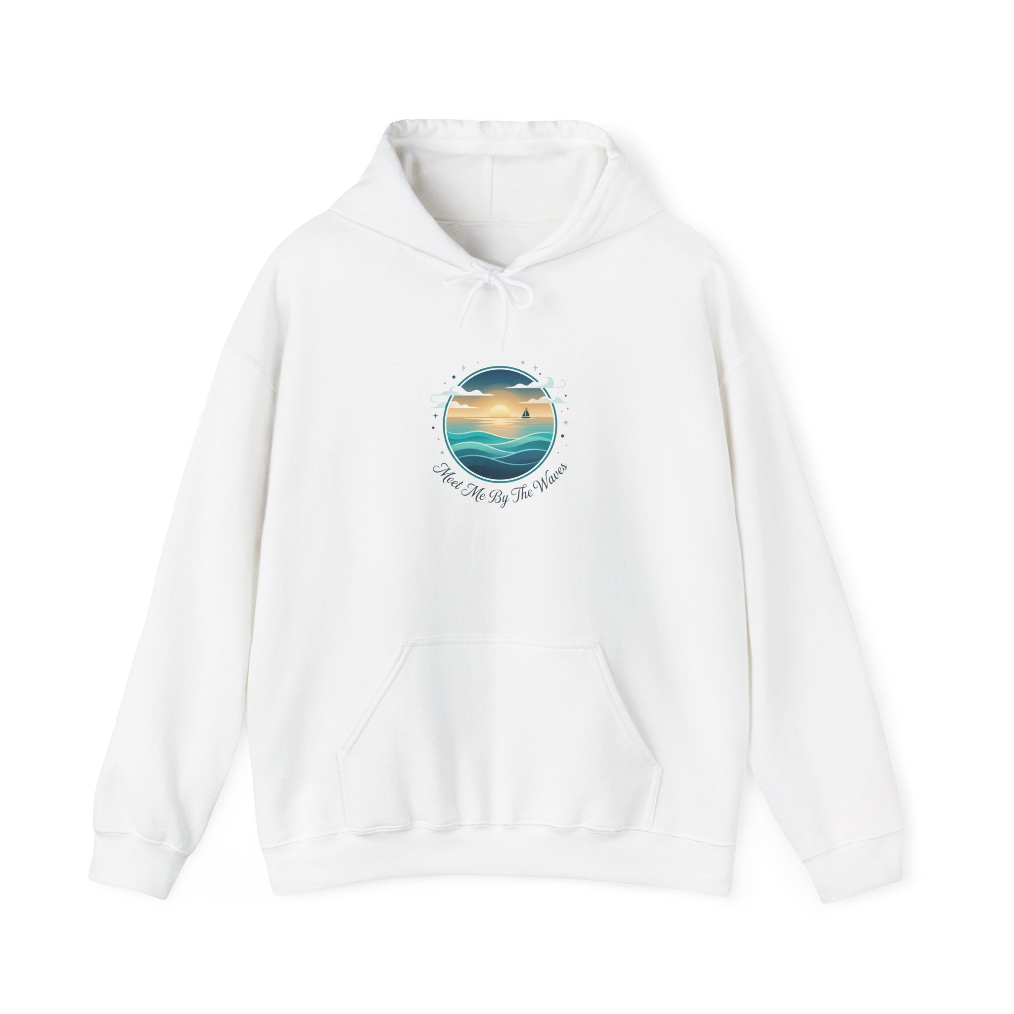 Coastal Sunset Circle Hoodie | coastal aesthetic, sea breeze