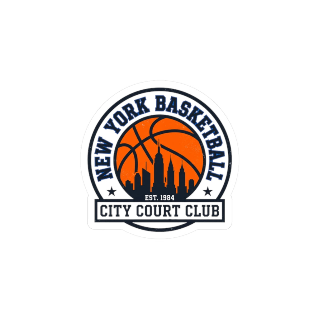 City Court Club Kiss-Cut Stickers | varsity basketball, city basketball