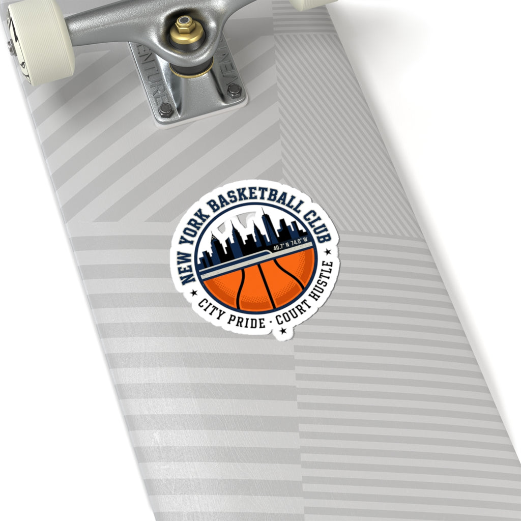 City Basketball Club Kiss-Cut Sticker | Varsity, Collegiate Streetwear