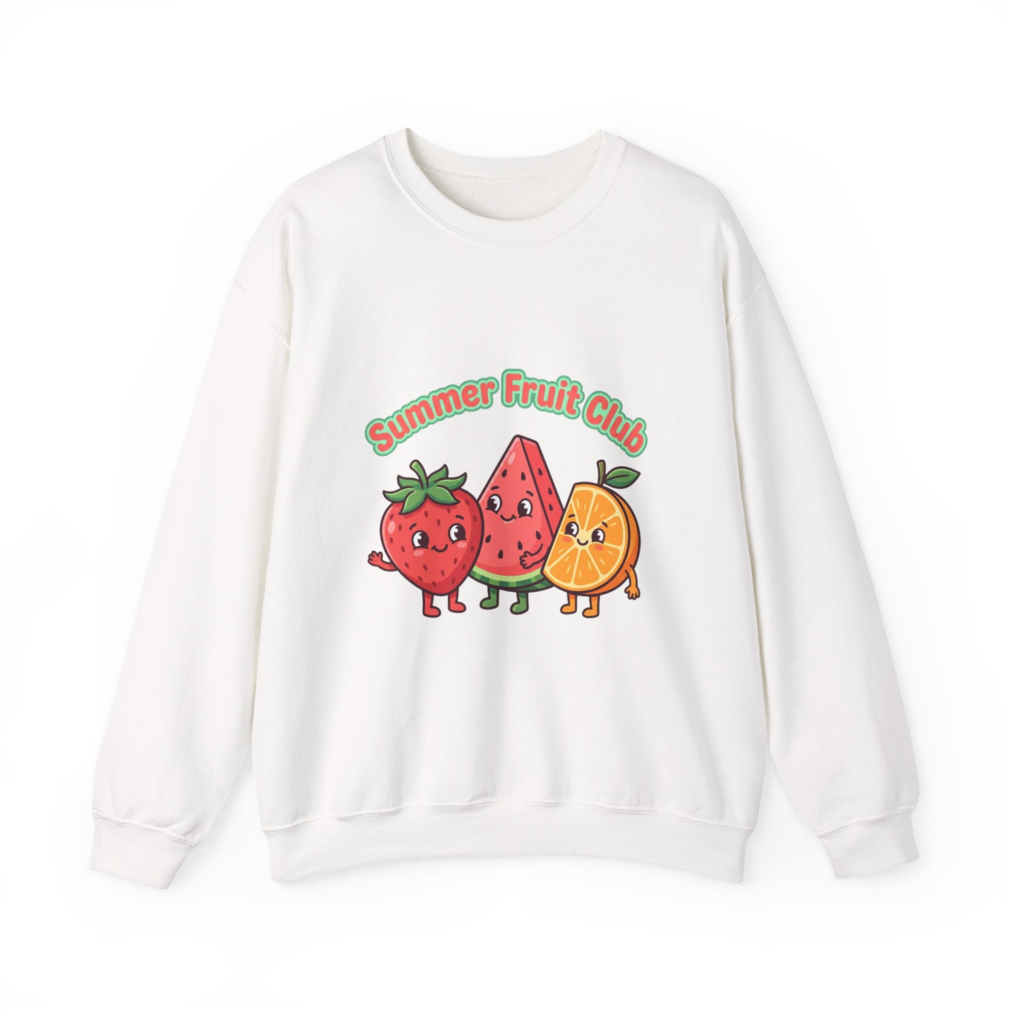 Summer Fruit Club Sweatshirt | strawberry watermelon orange, picnic aesthetic