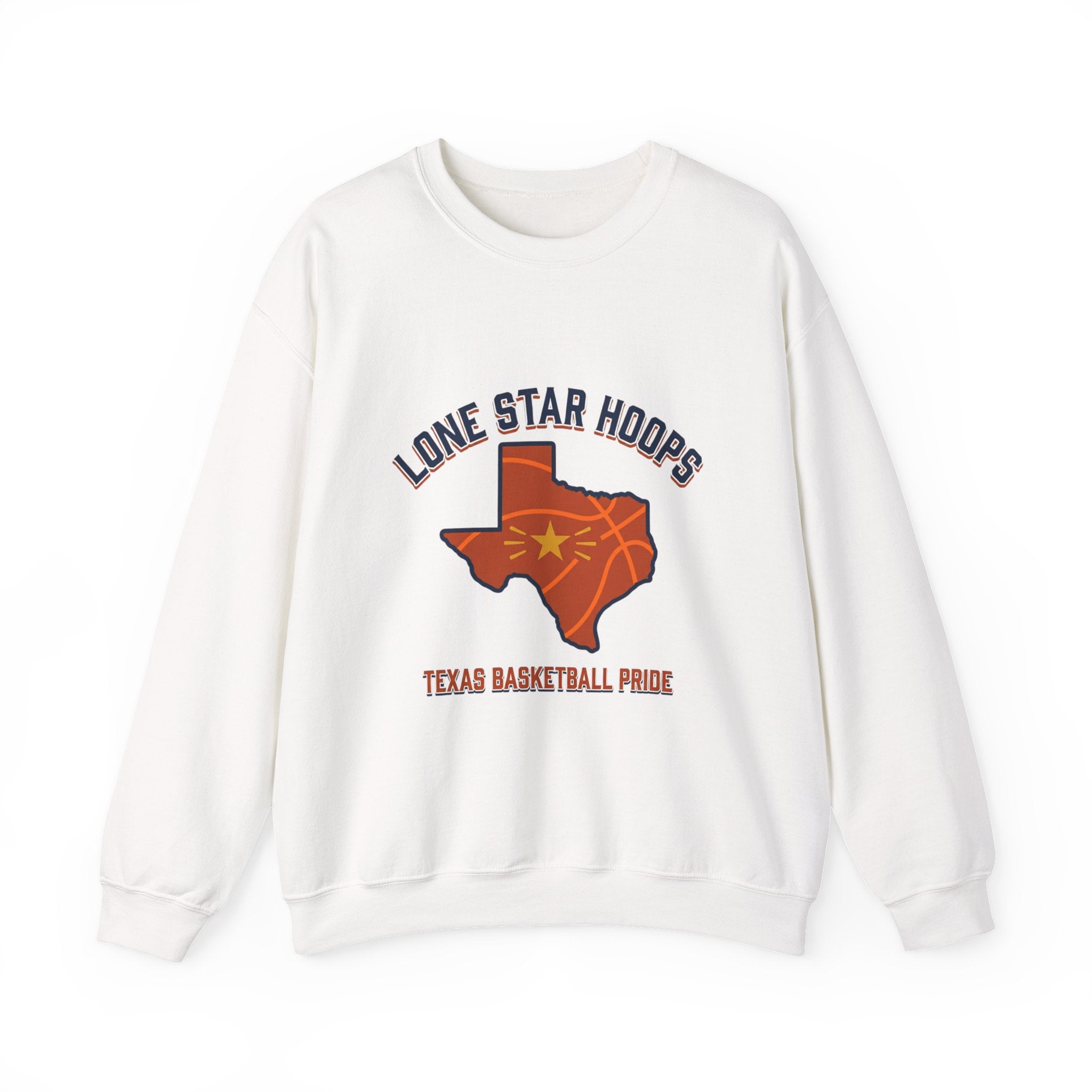 Texas Basketball Pride Sweatshirt | Lone Star Hoops, Western Varsity Retro