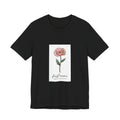 Birth Month Flower Tee | Personalized Botanical Watercolor, Custom Name