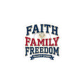 Faith Family Freedom Kiss-Cut Stickers | Patriotic, Faith-Based, Vintage Americana