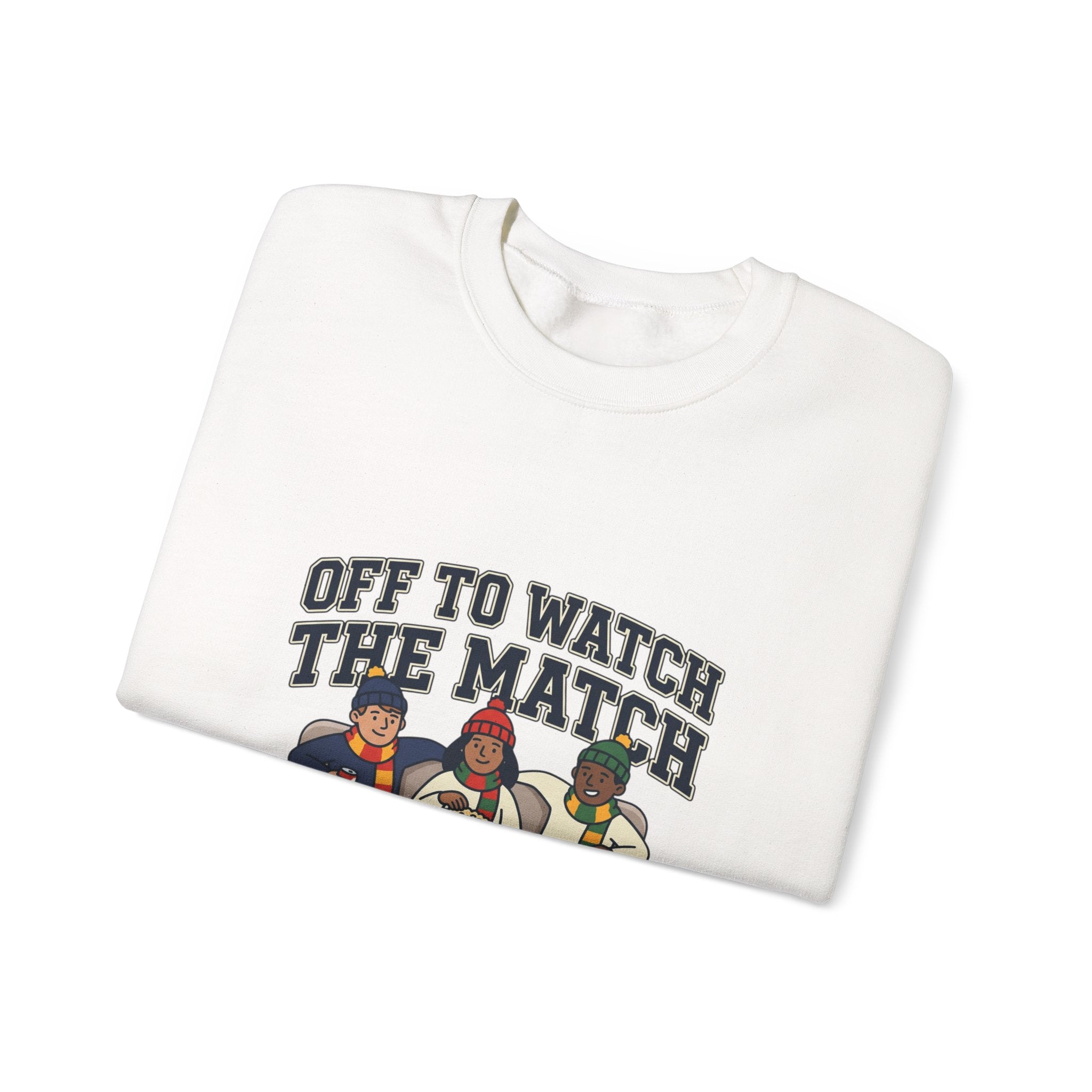 Off to Watch the Match Crewneck Sweatshirt, soccer watch party, match-day outfit