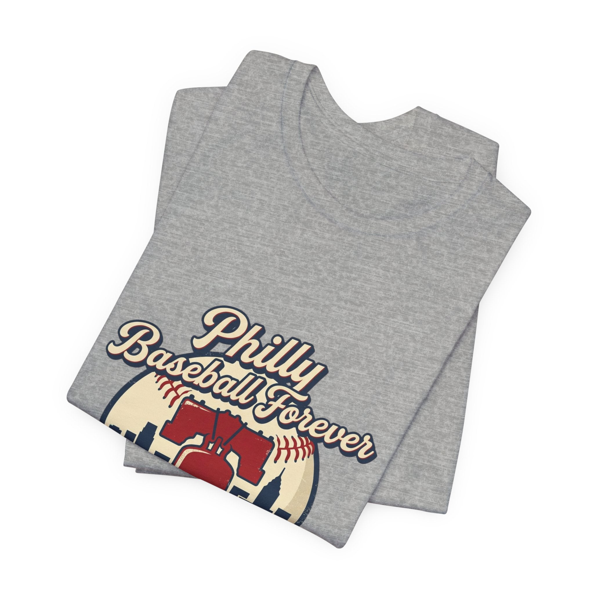 Philly Baseball Forever Tee | city pride, vintage script, athletic