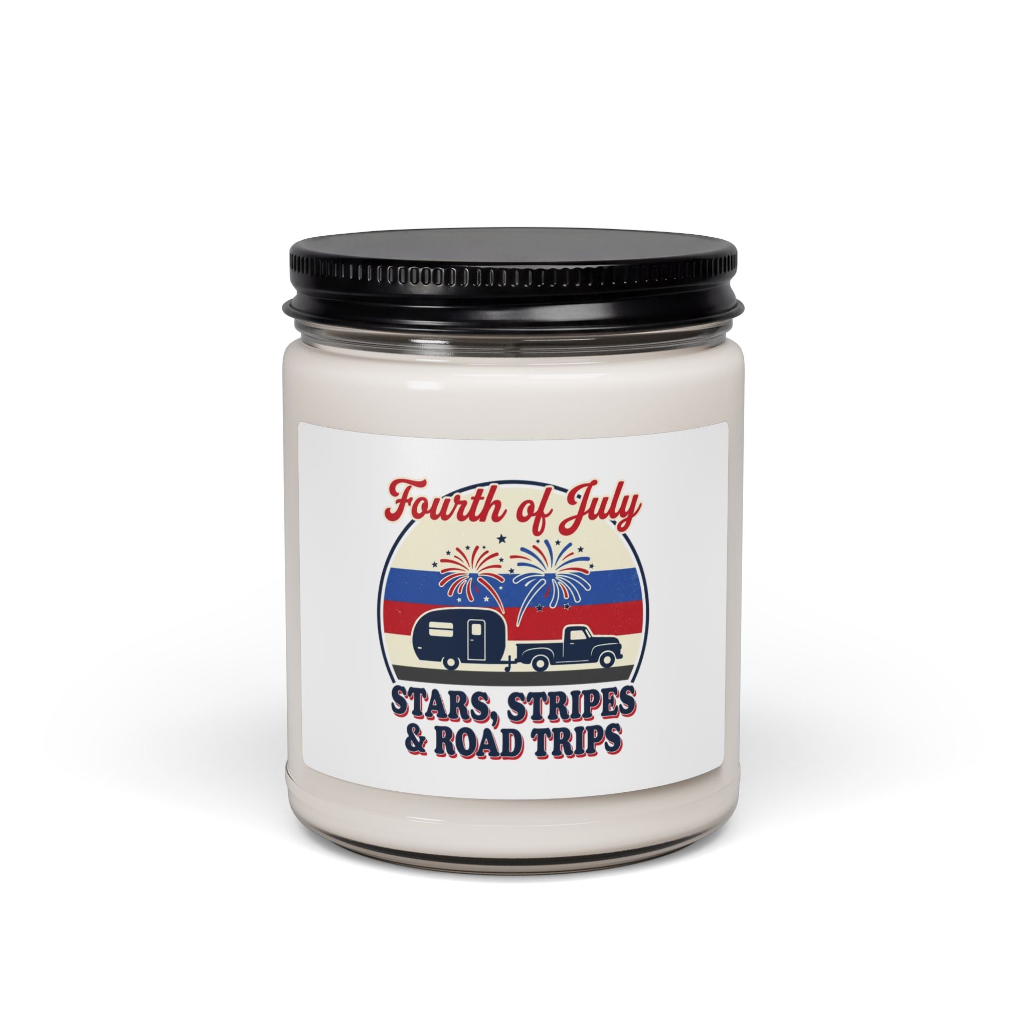 Stars, Stripes & Road Trips Candle | 4th of July, Americana, vintage USA