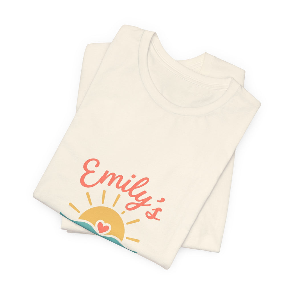 Emily’s Summer of 30 Tee | custom age, birthday trip, pastel keepsake
