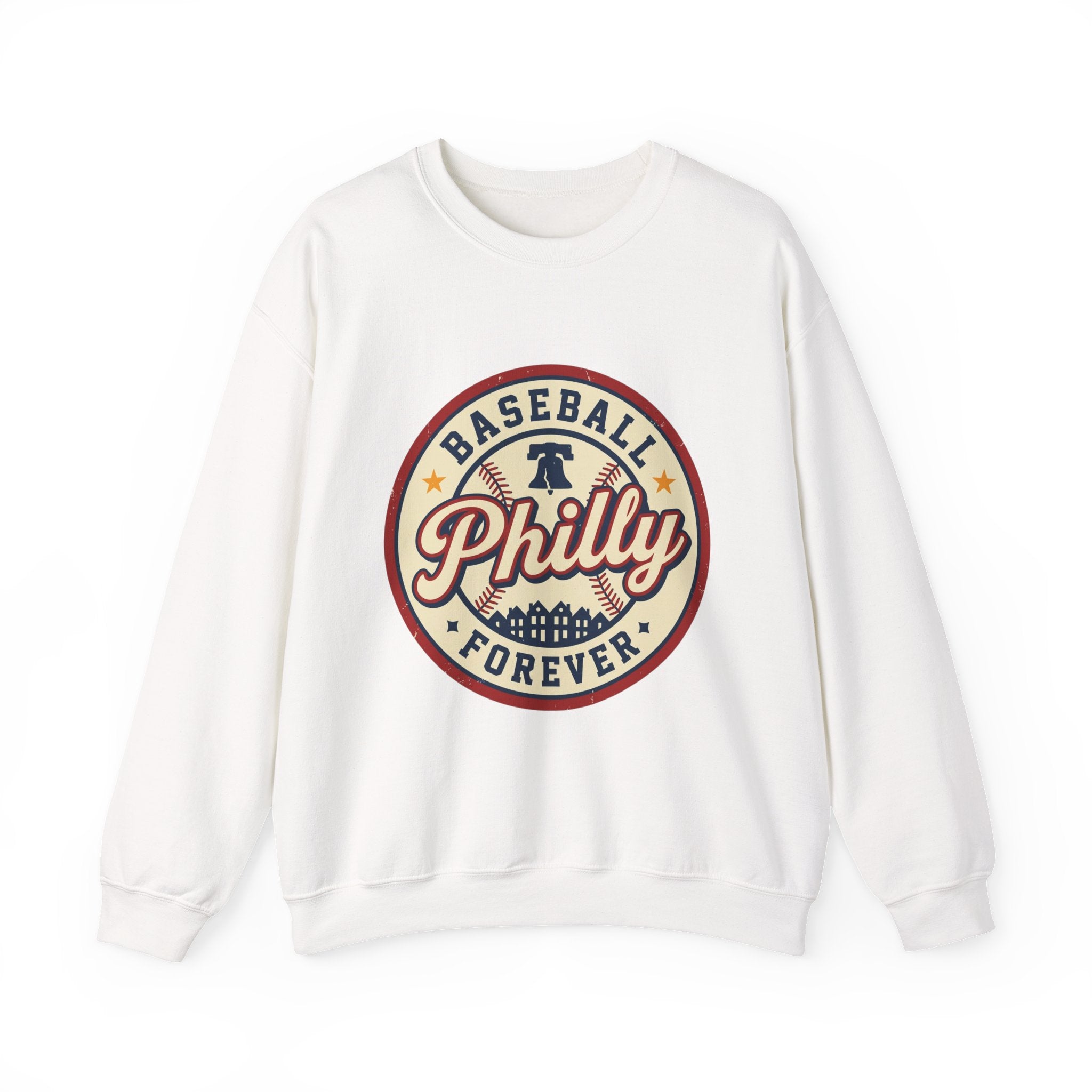 Philly Baseball Forever Crewneck Sweatshirt, vintage script, city pride