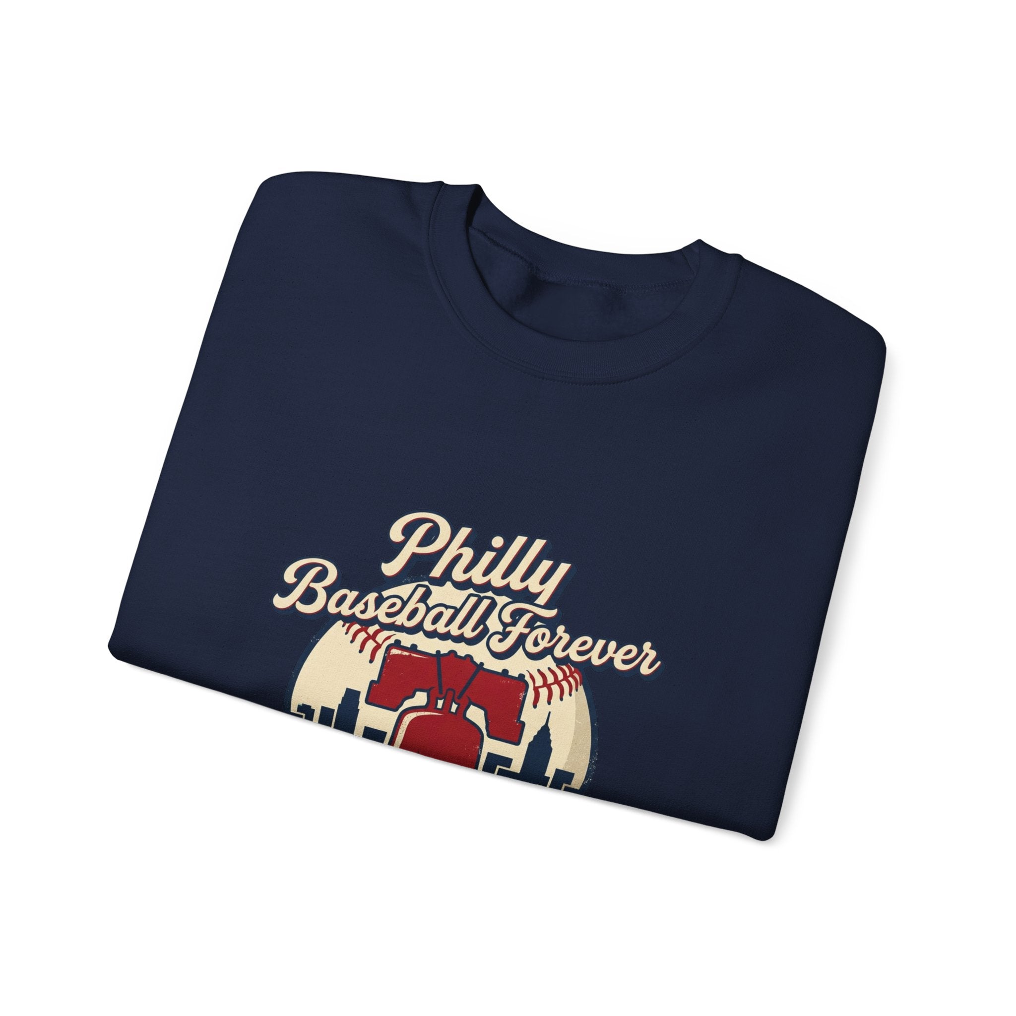 Philly Baseball Forever Crewneck Sweatshirt | city pride, vintage script
