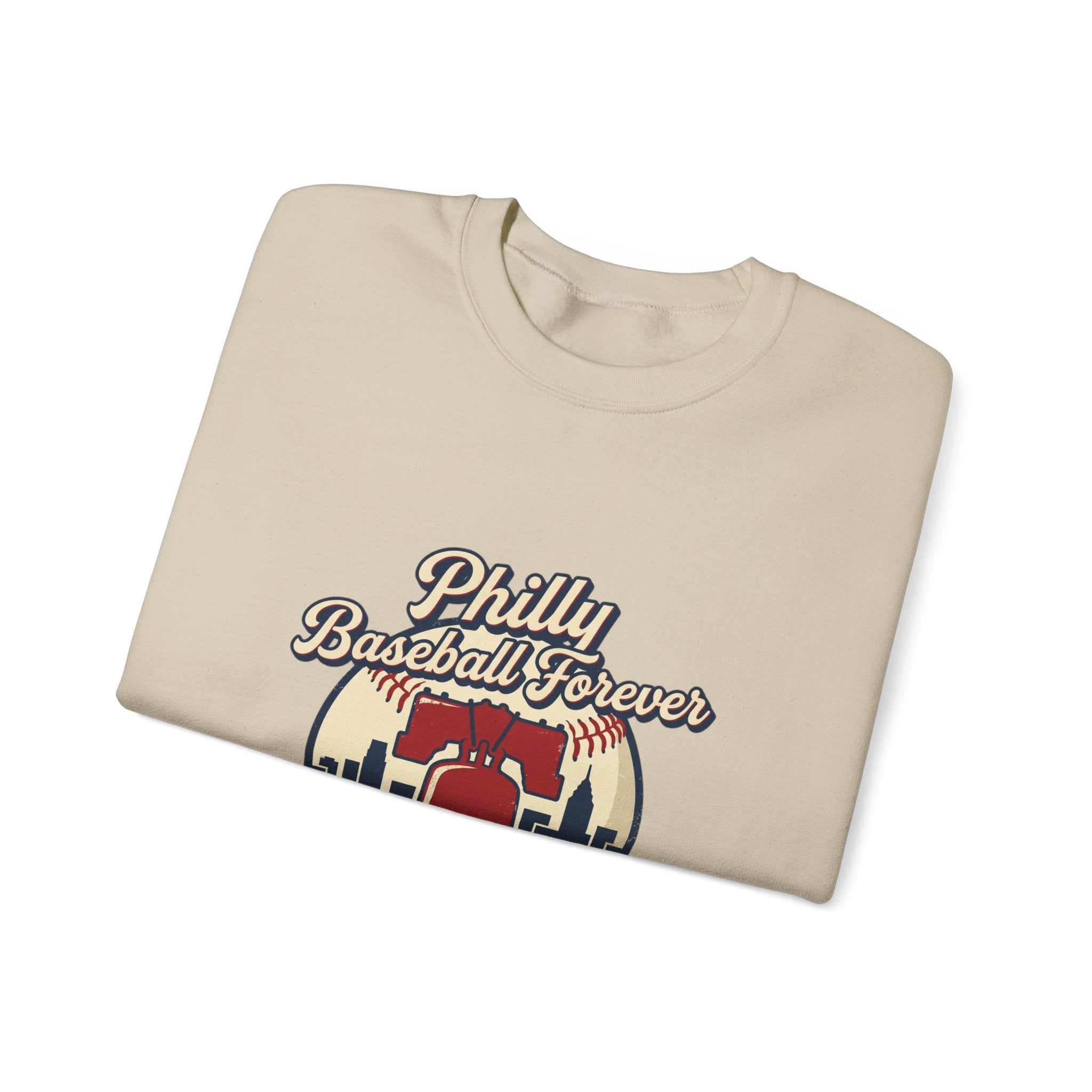 Philly Baseball Forever Crewneck Sweatshirt | city pride, vintage script