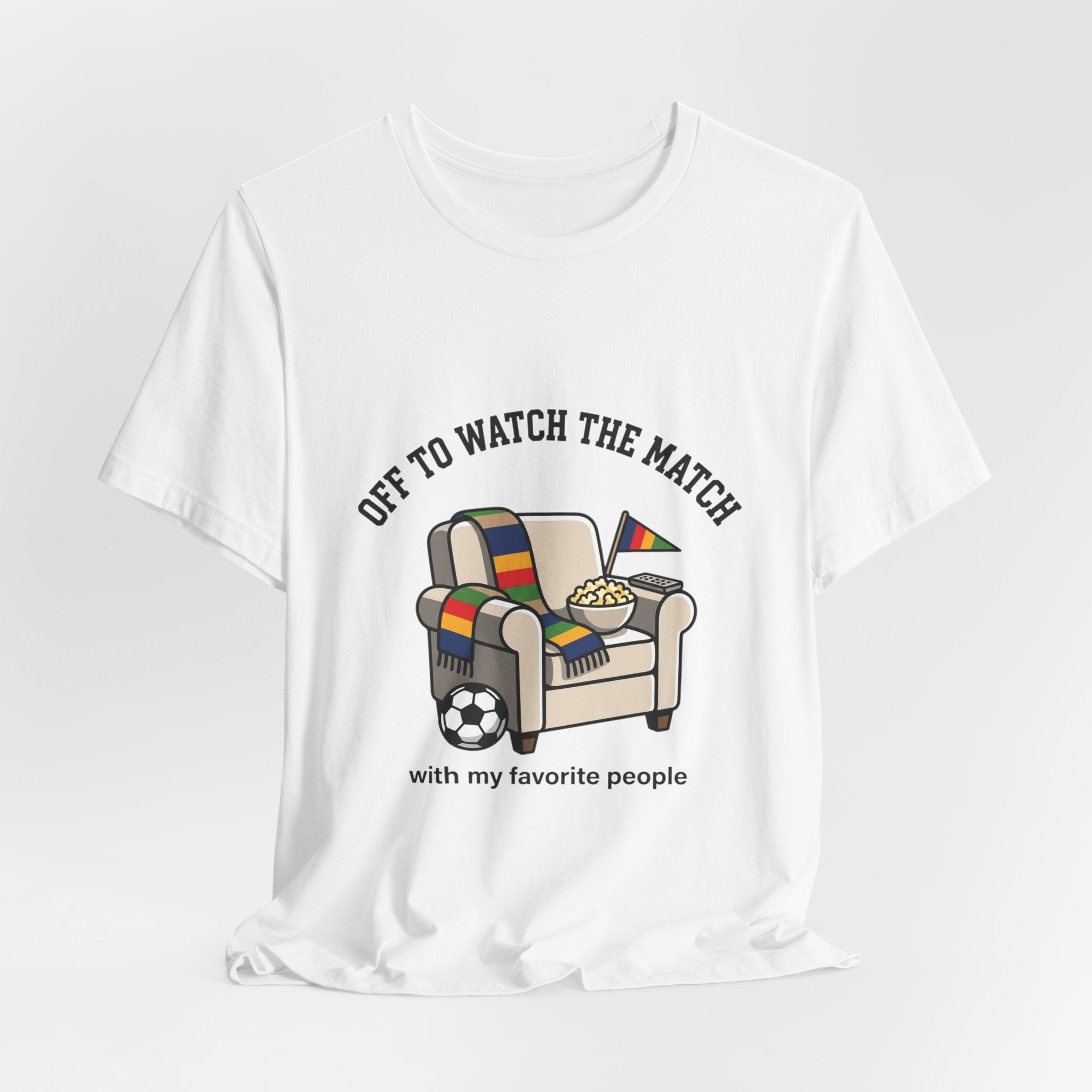 Off to Watch the Match Tee | soccer watch party, match-day outfit