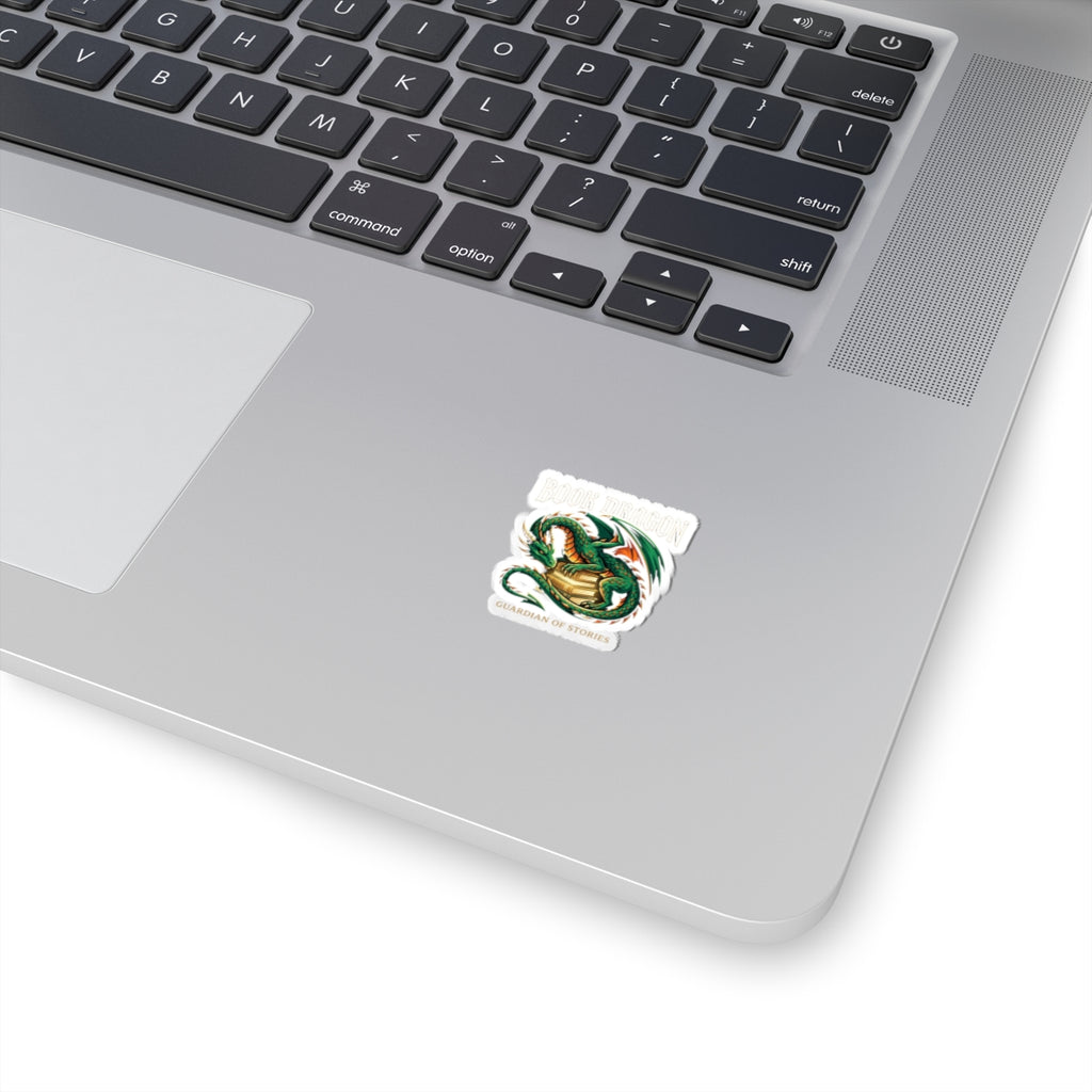 Book Dragon Sticker | dragon, fantasy art, mythical creature
