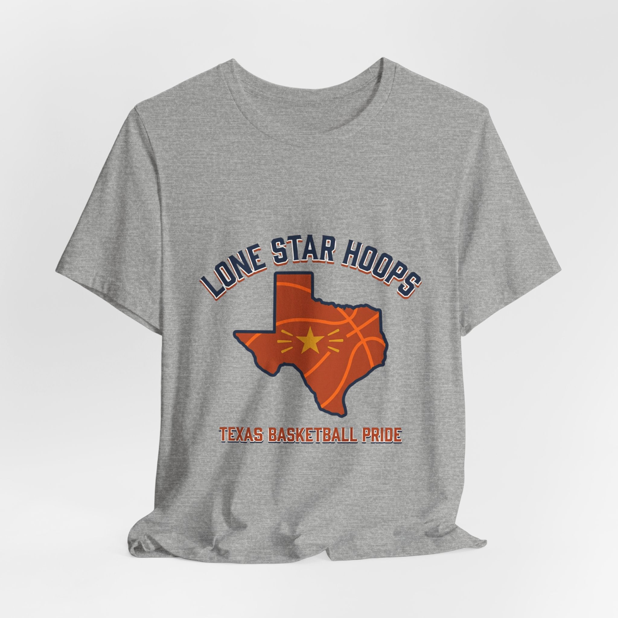 Texas Basketball Pride Tee | Lone Star hoops, varsity retro, western basketball