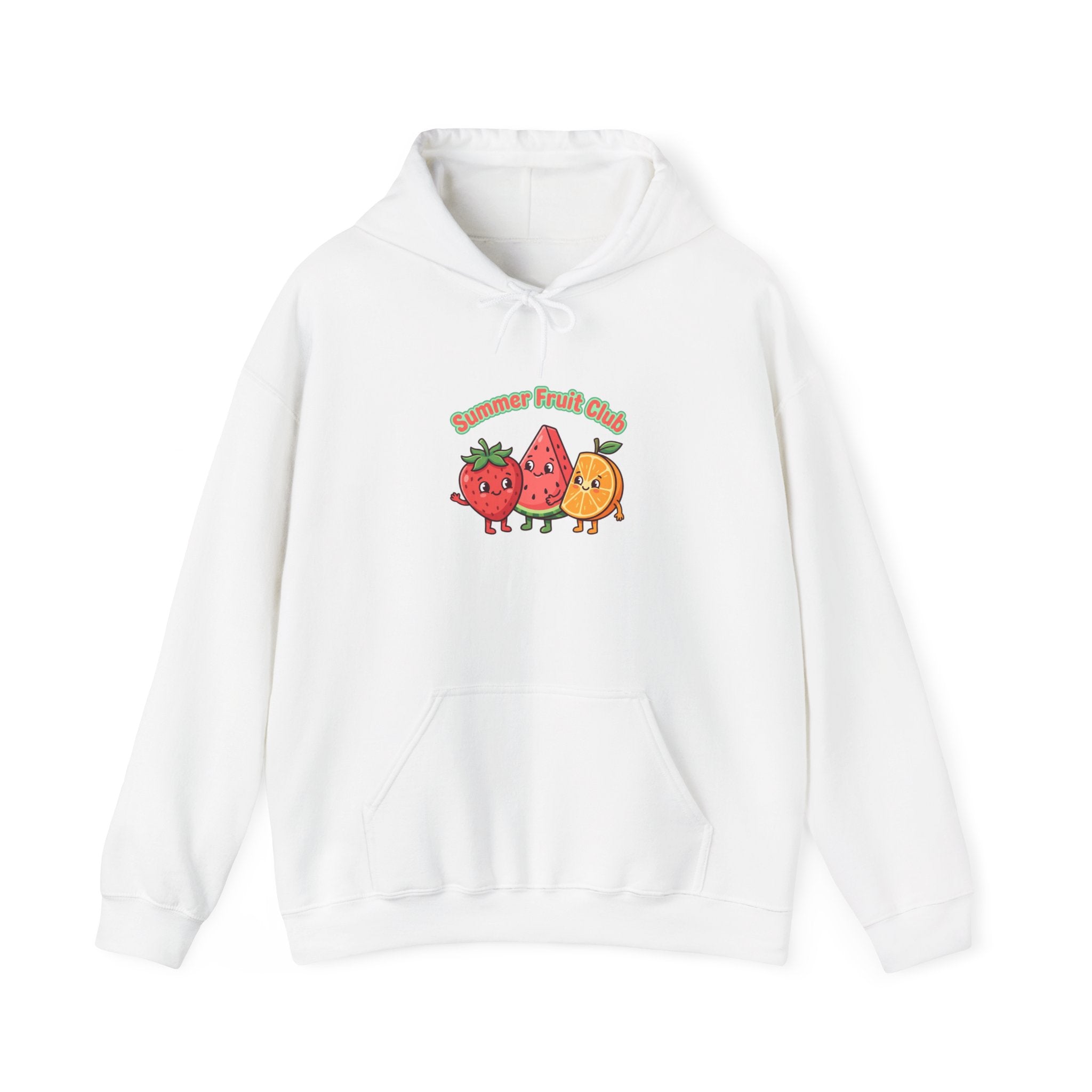 Summer Fruit Club Hoodie | strawberry peach watermelon, picnic aesthetic, cottagecore