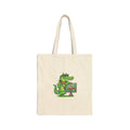 Gator State Gator Pun Tote | swamp life, lake day cotton canvas tote